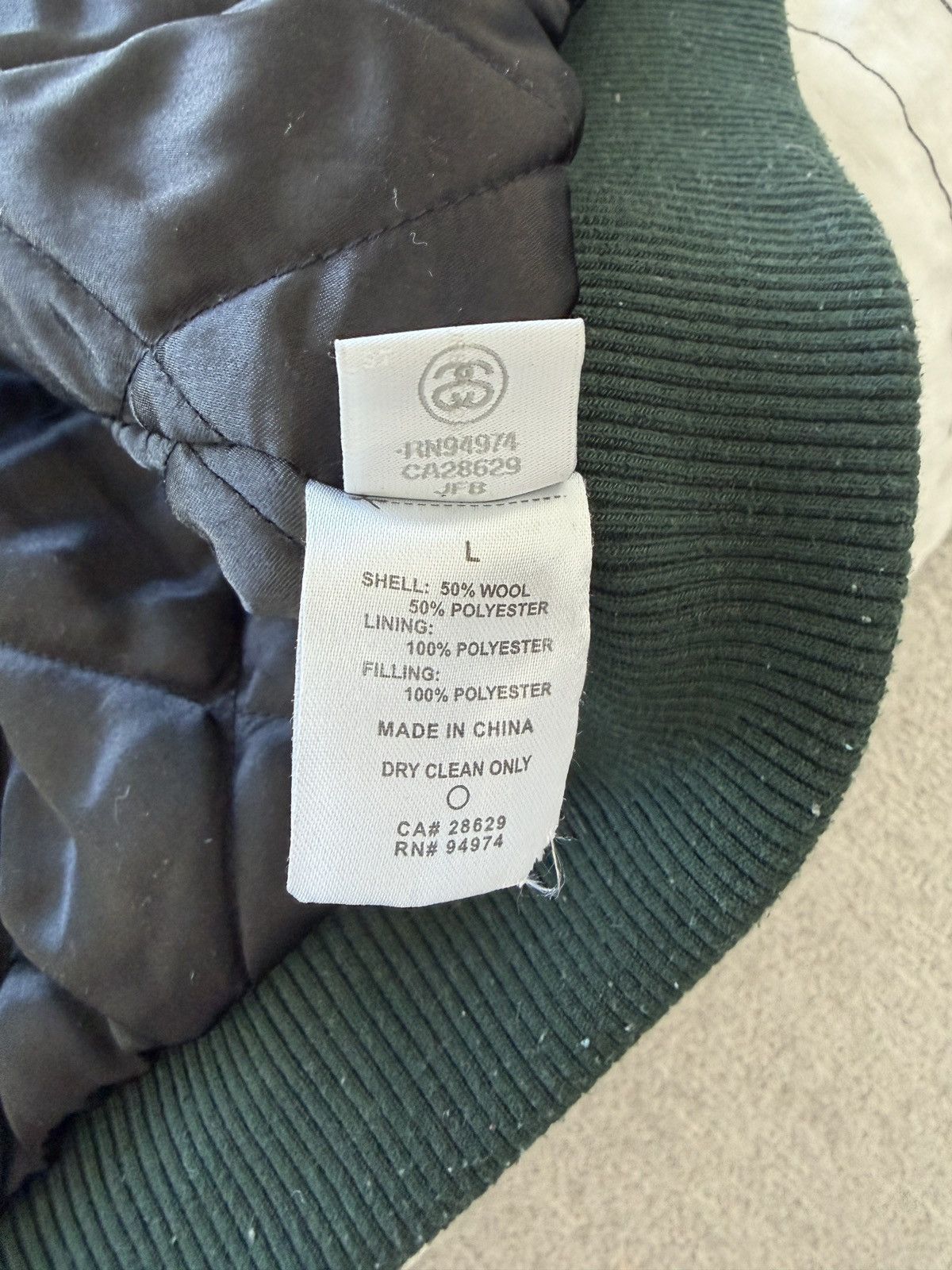 Stussy Stussy Varsity Bomber Jacket Size US L / EU 52-54 / 3 - 5 Thumbnail