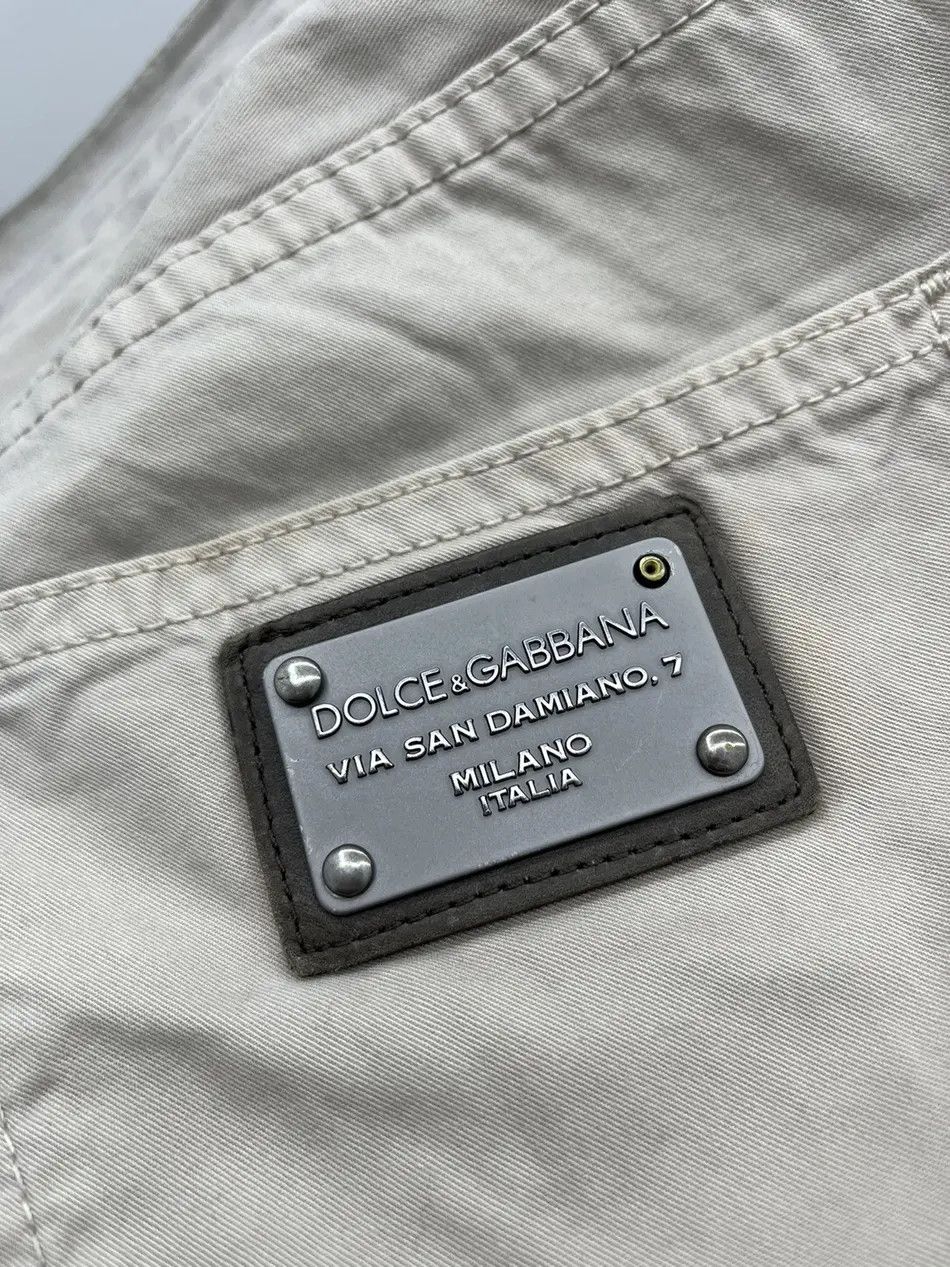 Dolce & Gabbana Dolce & Gabbana Pocket Logo Chino Pants Size US 30 / EU 46 - 4 Thumbnail