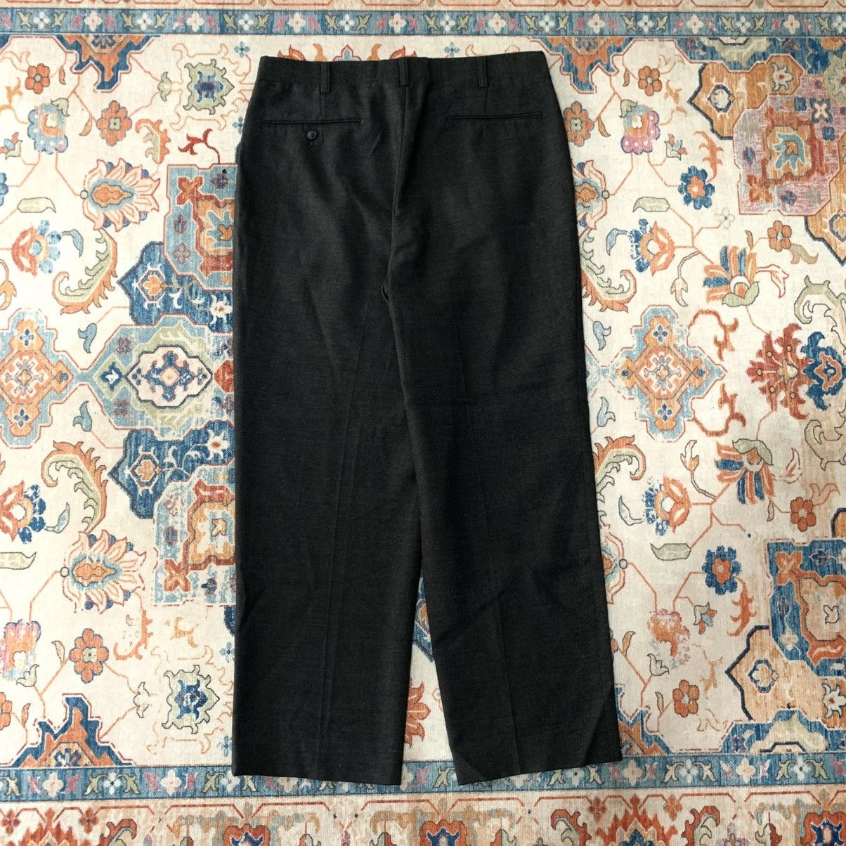 Japanese Brand 50s Vintage European Style Wool Trousers Pants Size US 33 - 2 Thumbnail
