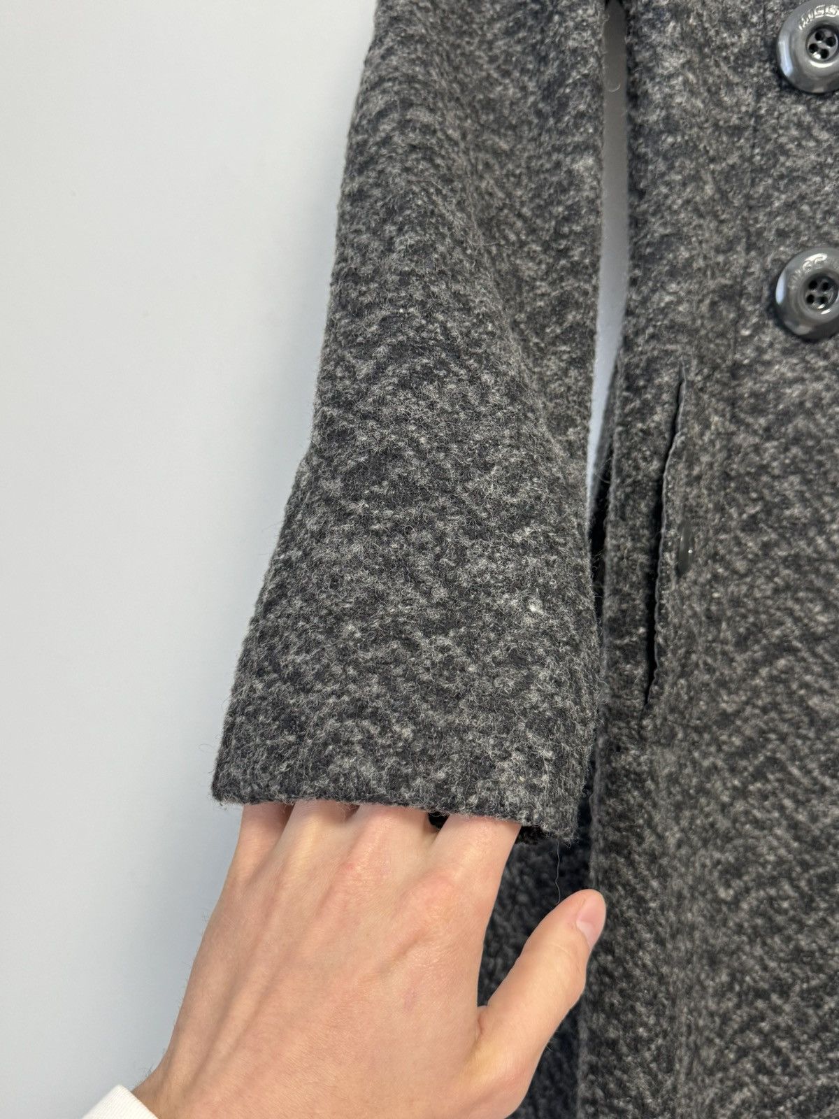 Miss Sixty Miss Sixty Women’s Gray Coat Red Faux Collar Double Breasted Size S / US 4 / IT 40 - 9 Thumbnail