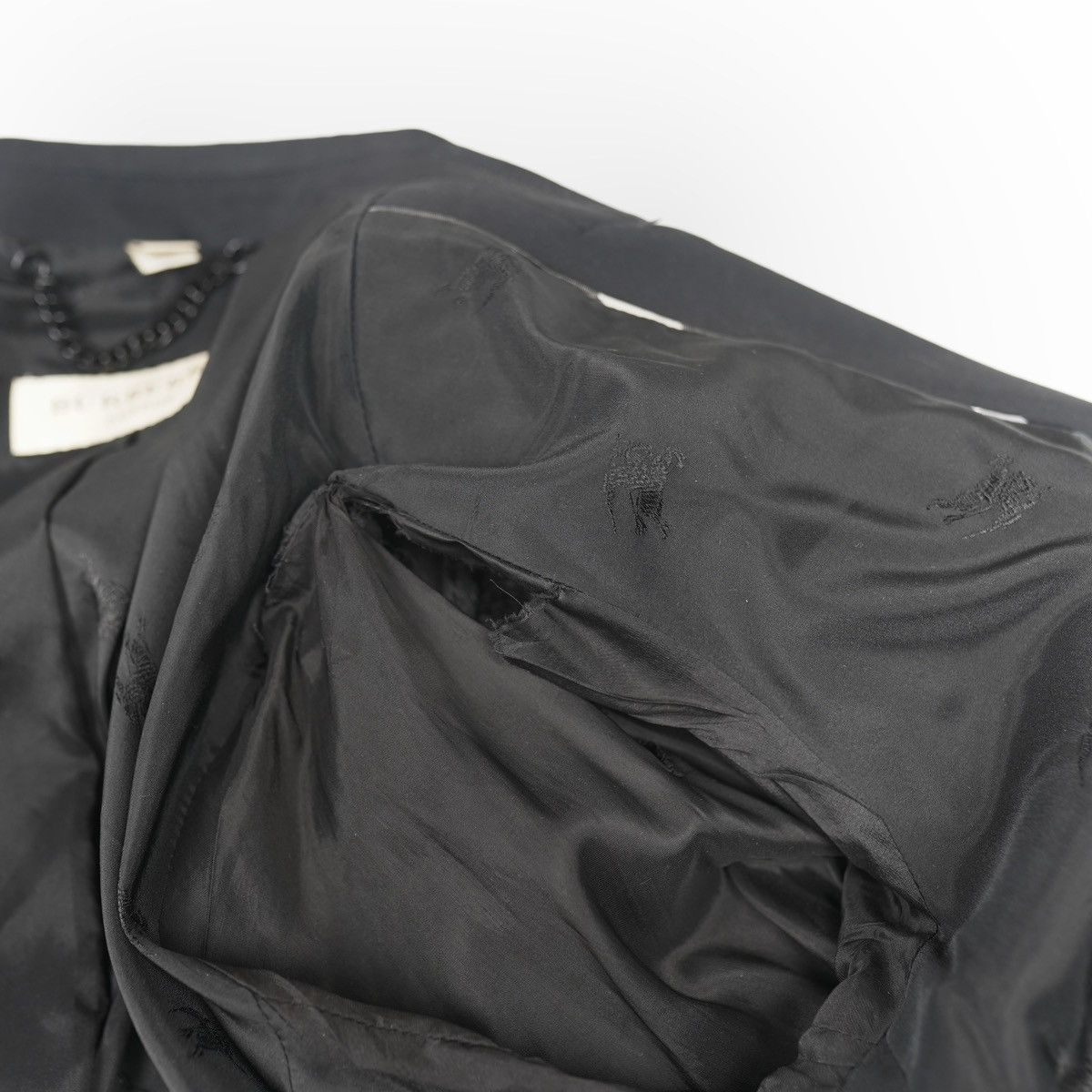 Burberry Burberry London Blazer Black Jacket Size XL / US 12-14 / IT 48-50 - 20 Thumbnail
