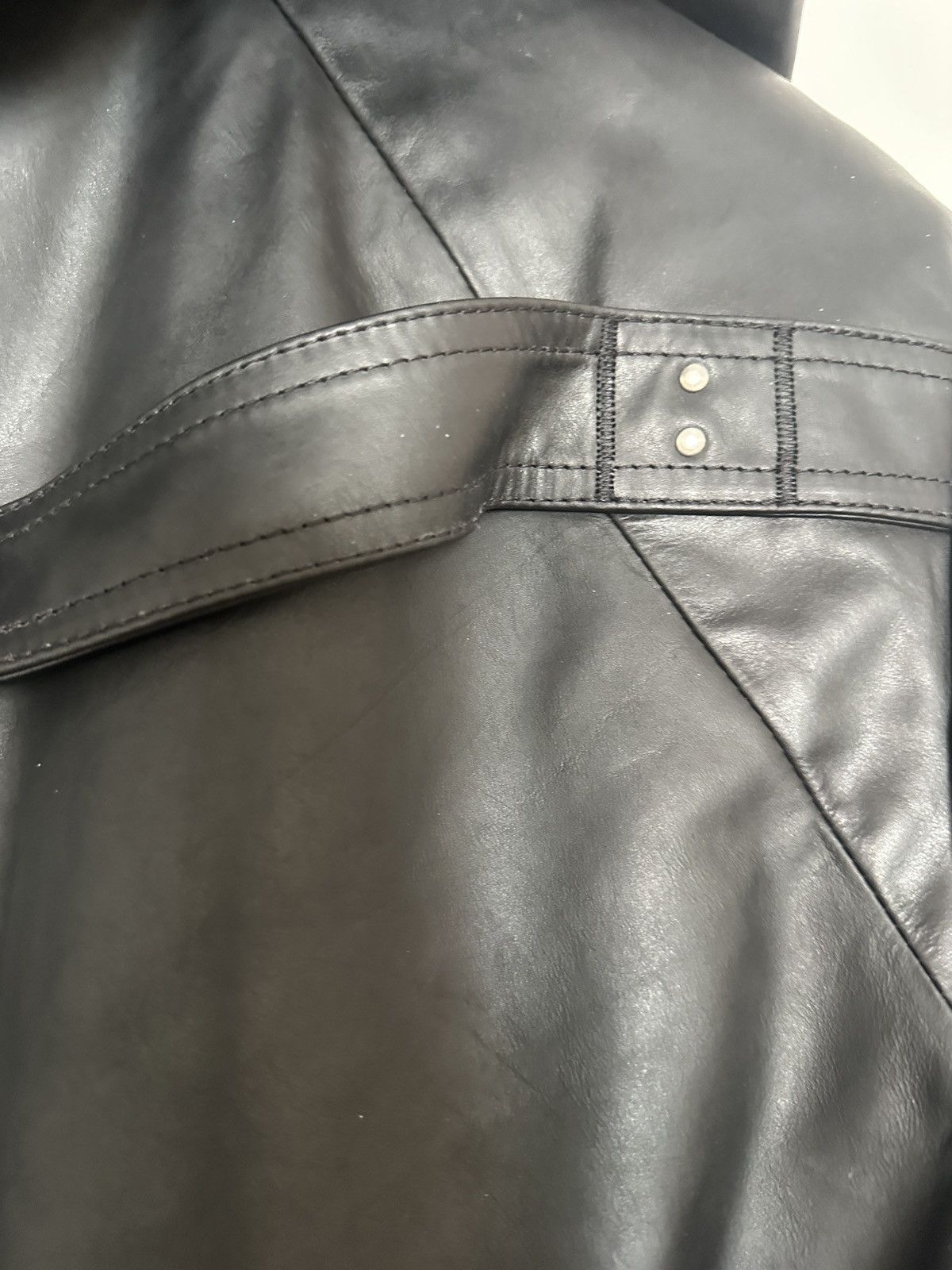 Rick Owens RICK OWENS SS24 LIDO RUNWAY LEATHER COAT Size US M / EU 48-50 / 2 - 5 Thumbnail