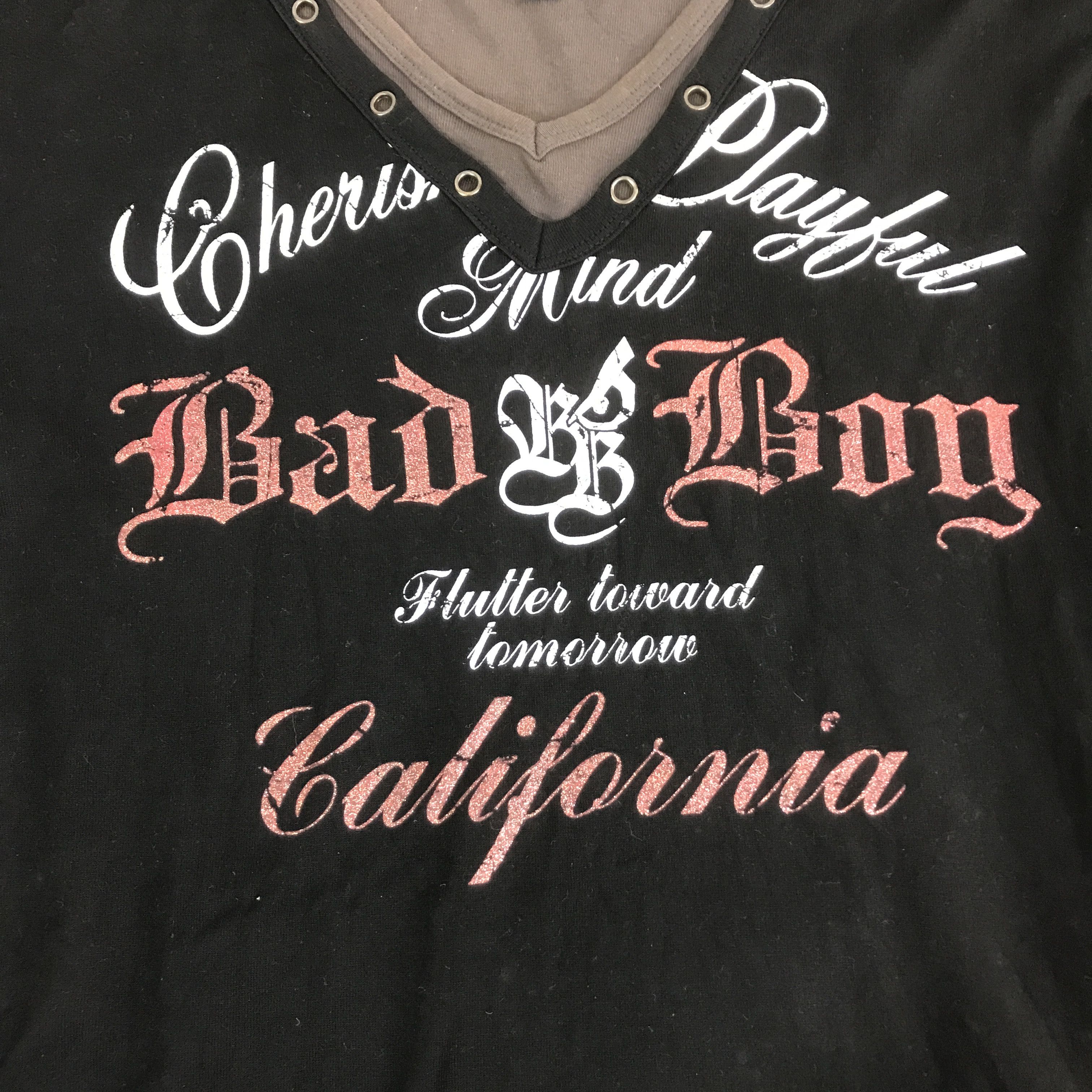 Japanese Brand bad boy japan long sleeve t-shirt K93B55 Size US L / EU 52-54 / 3 - 11 Thumbnail