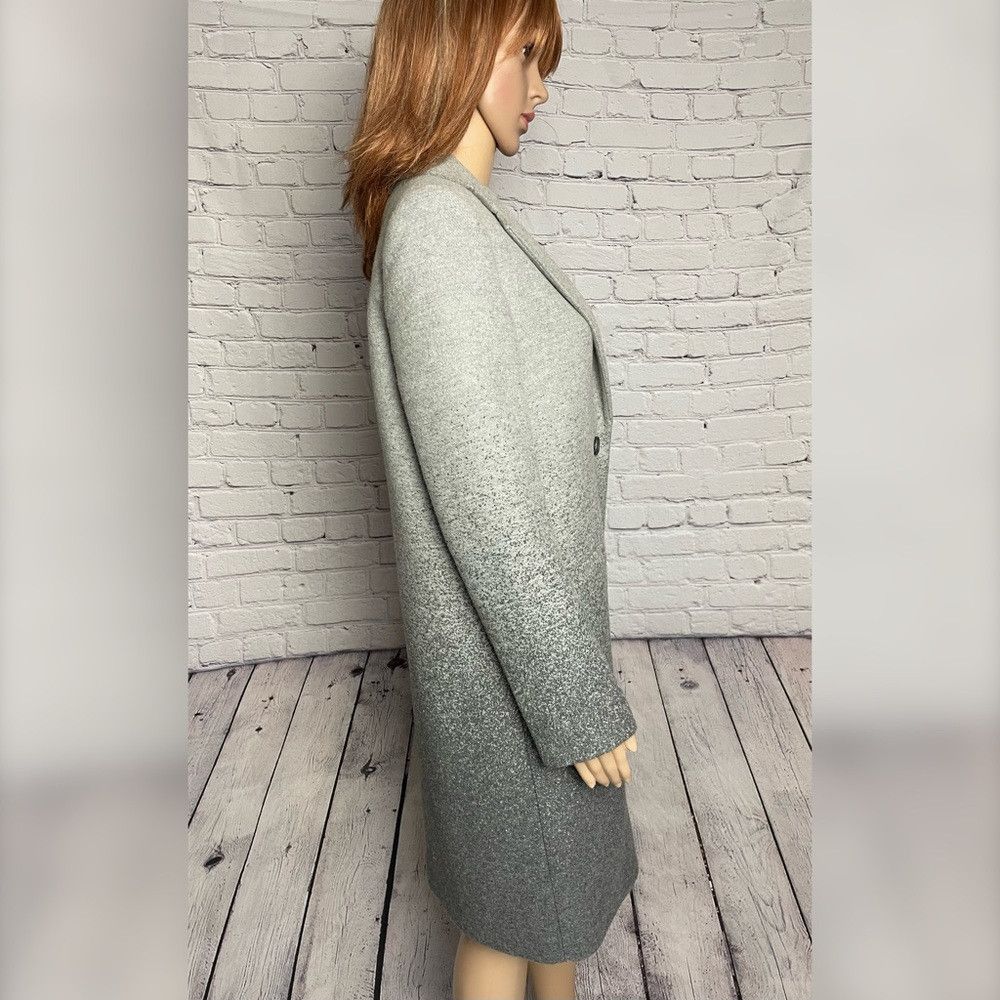 Theory NWT New $645 Theory Mid Grey Multi Calden Wool Coat Size S Size S / US 4 / IT 40 - 3 Thumbnail