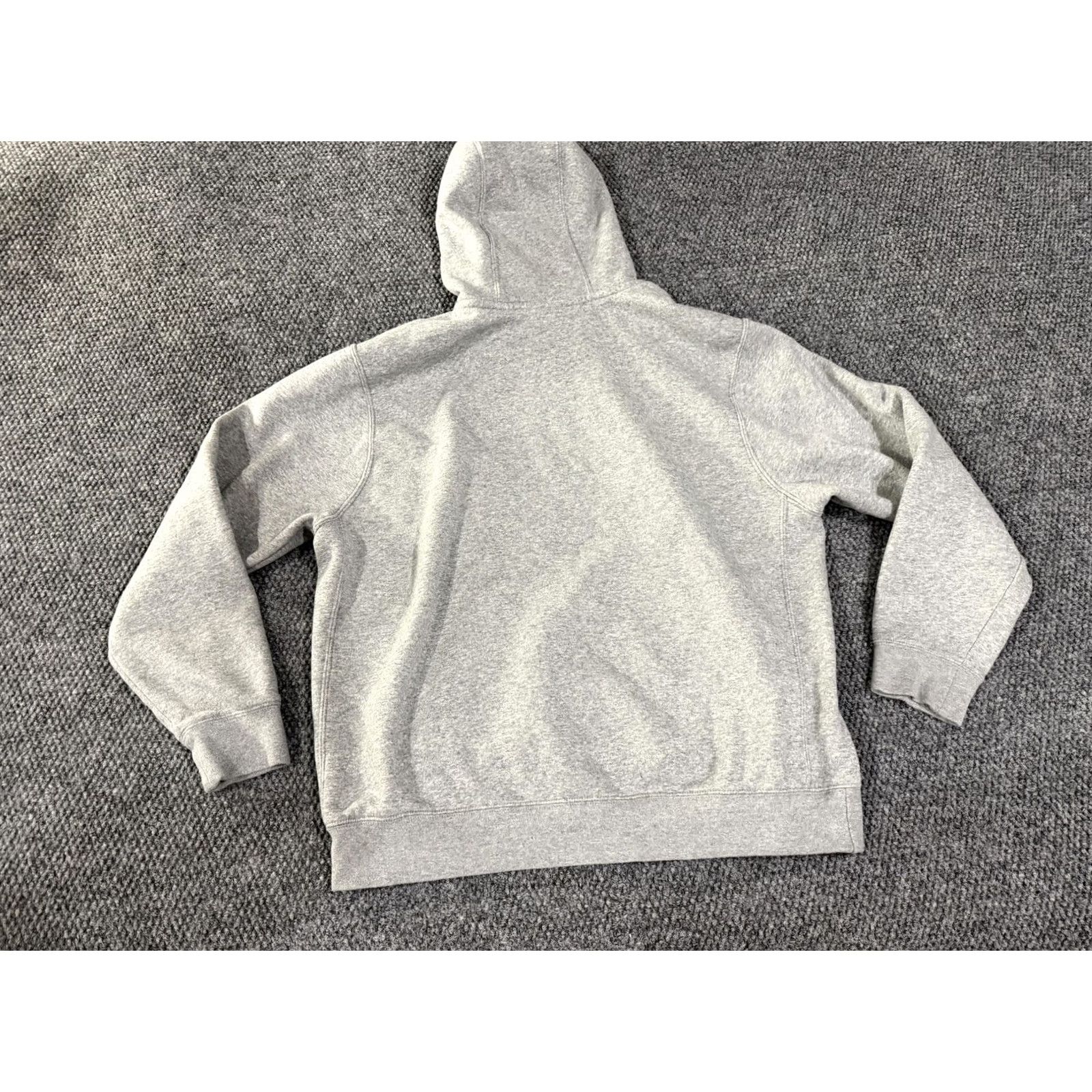 Nike Nike Hoodie Mens L Gray Pullover Fleece Kangaroo Pocket Swoosh Size US L / EU 52-54 / 3 - 7 Thumbnail