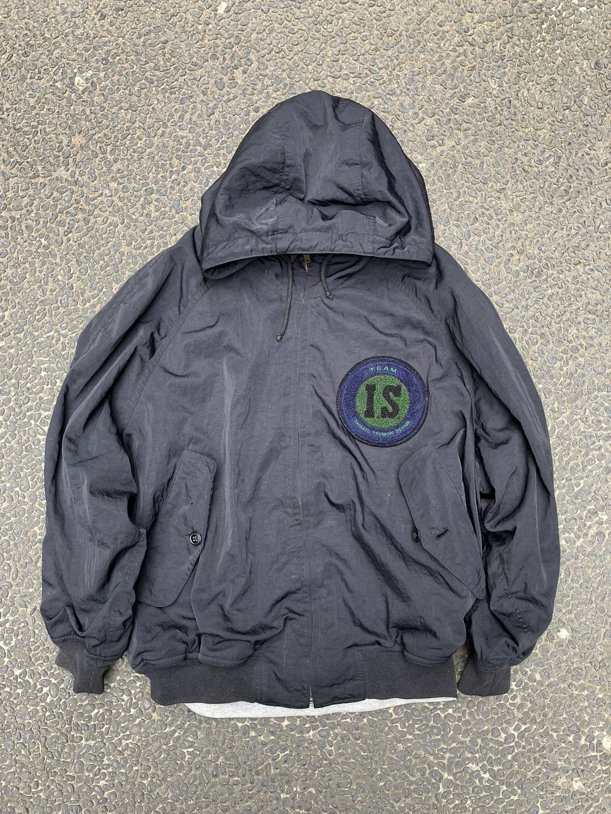 Issey Miyake × Tsumori Chisato 80s Issey Miyake Reversible Hooded Bomber Size US M / EU 48-50 / 2 - 3 Thumbnail