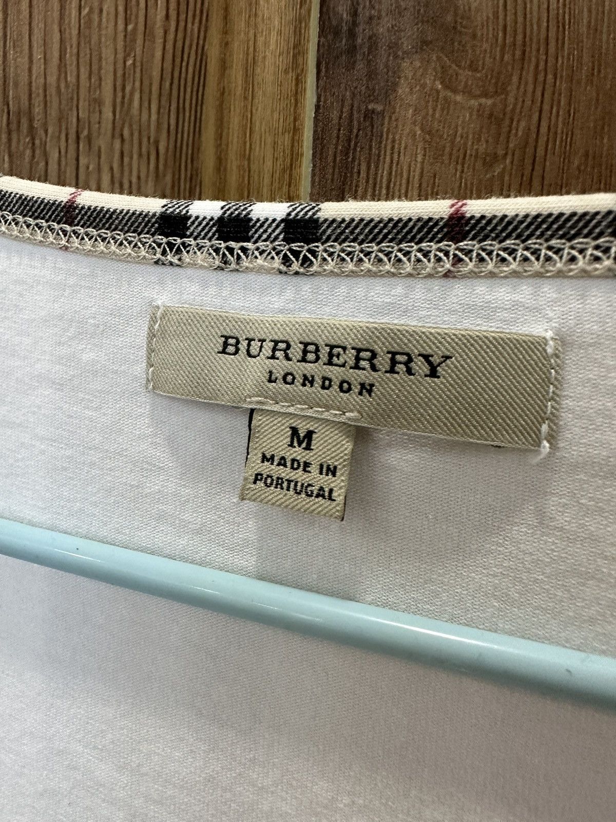 Burberry Burberry Womens Top 3/4 Sleeves Nova Check Size M / US 6-8 / IT 42-44 - 3 Thumbnail