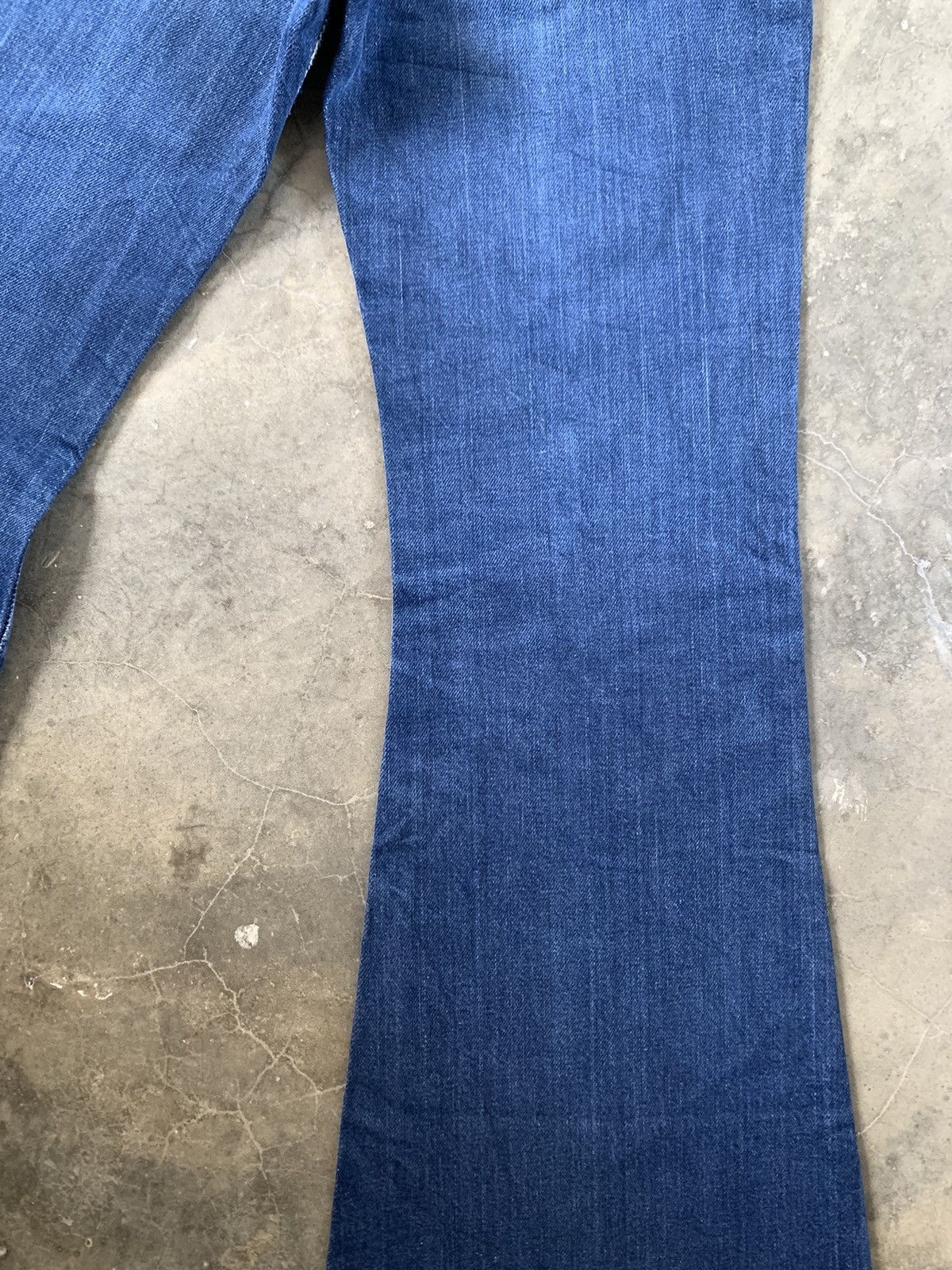 If Six Was Nine Super Flare Jeans Vintage 70's Cosmo USA Jeans Paddy Button Size US 26 / EU 42 - 14 Thumbnail