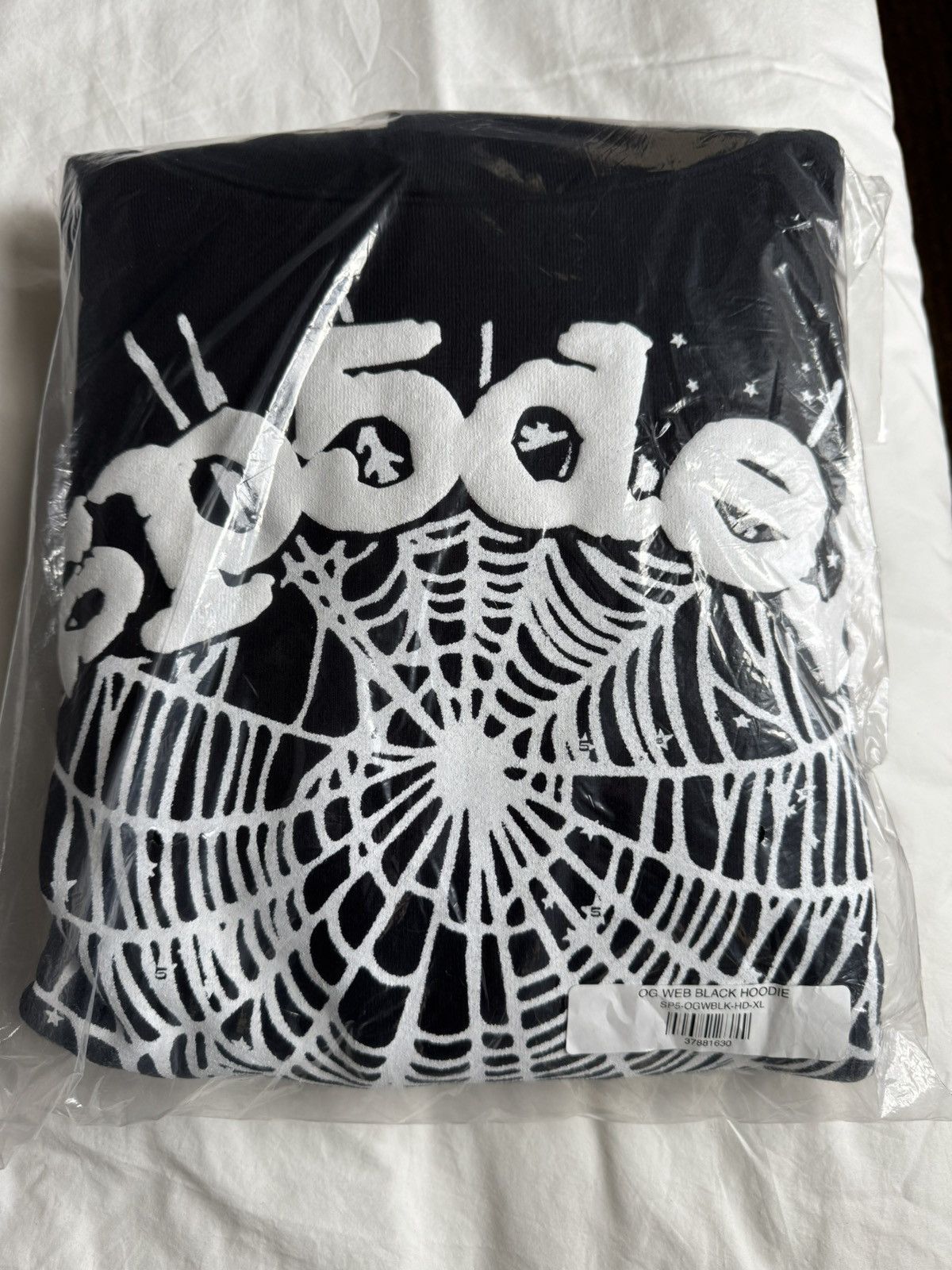 Sp5der Sp5der OG Web Black Hoodie size XL Size US XL / EU 56 / 4 - 2 Thumbnail