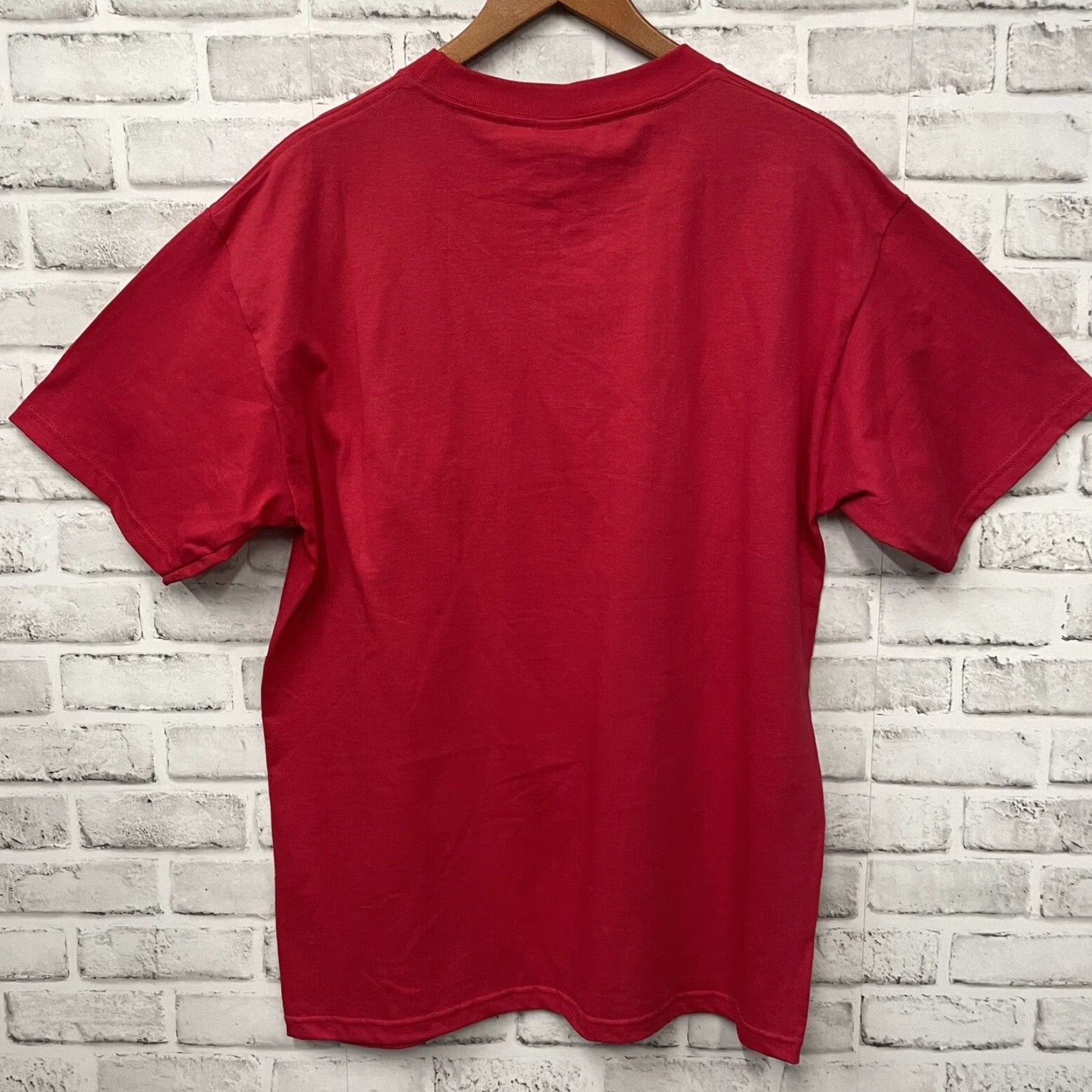 Nique VINTAGE Mark McGuire Chase For 62 Baseball T-Shirt Mens Large Red USA 90s Size US L / EU 52-54 / 3 - 5 Thumbnail
