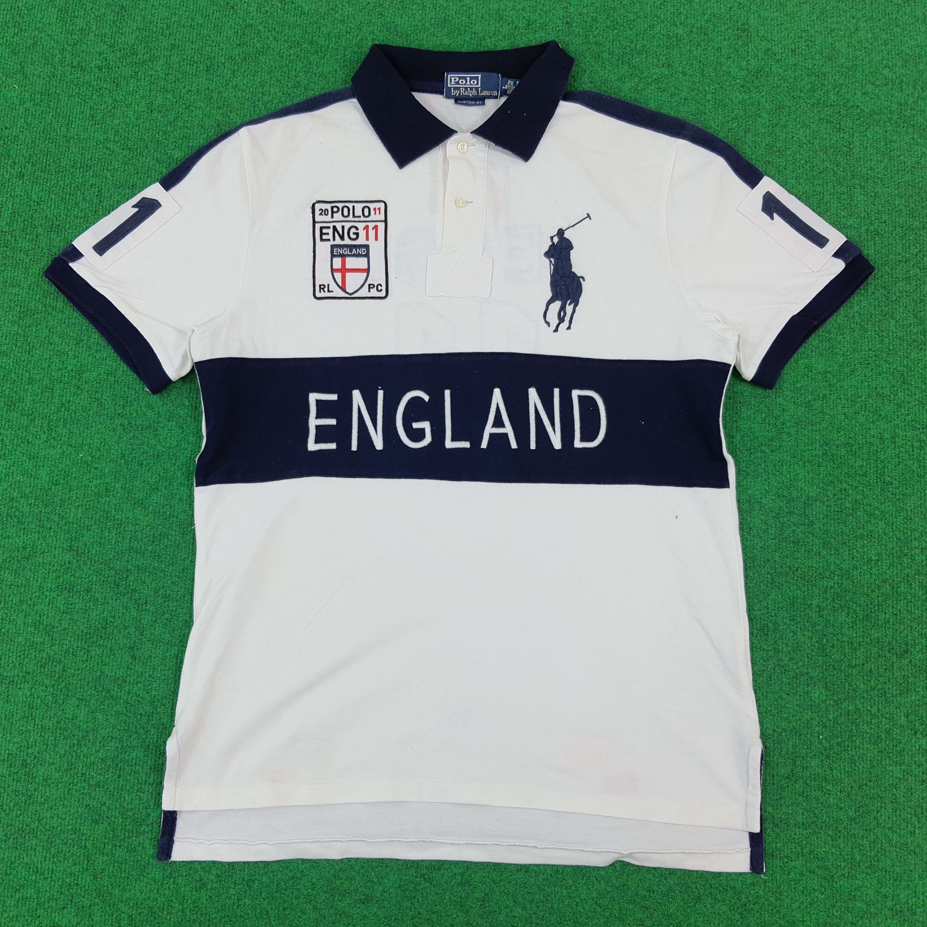 Polo Ralph Lauren × Vintage Vintage POLO by Ralph Lauren ENGLAND Polo Shirt Size US M / EU 48-50 / 2 - 1 Thumbnail