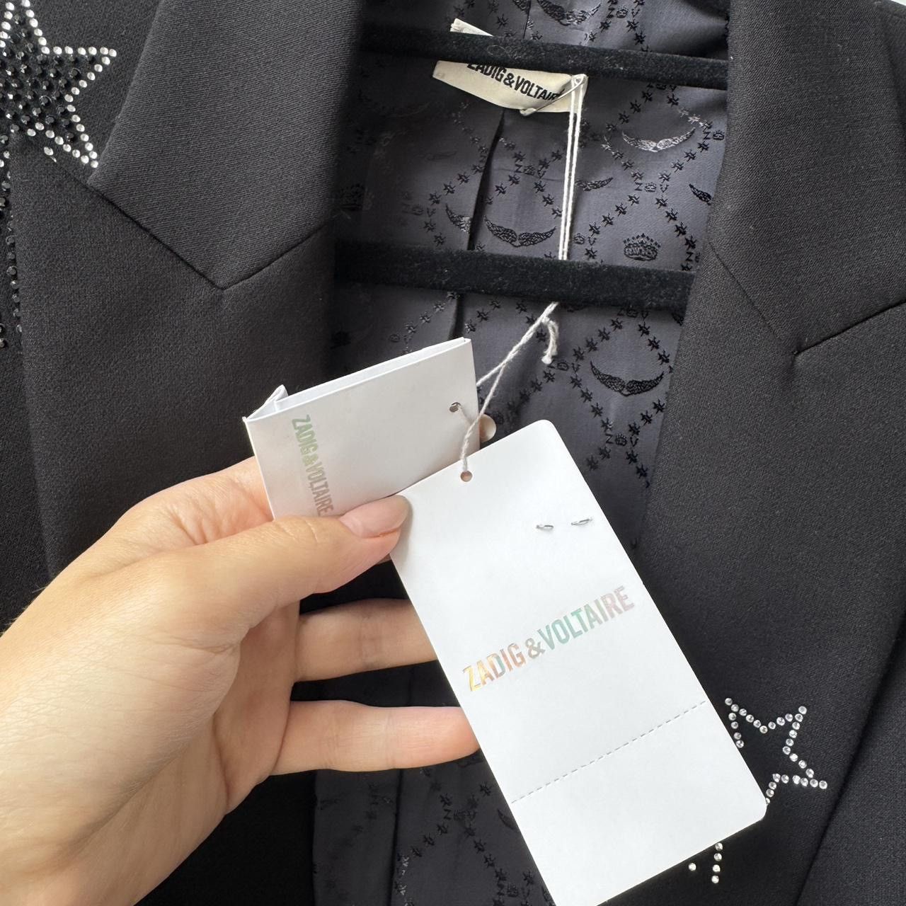Zadig & Voltaire Black Zadig & Voltaire star embellished diamanté blazer Size S / US 4 / IT 40 - 5 Thumbnail