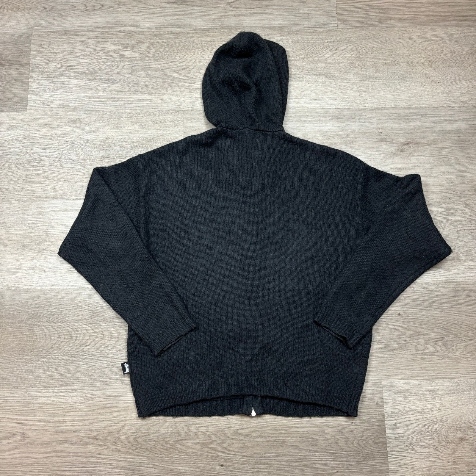 Stussy Stussy Wool Blend Full Zip Hoodie Men's Medium Streetwear Size US M / EU 48-50 / 2 - 3 Thumbnail