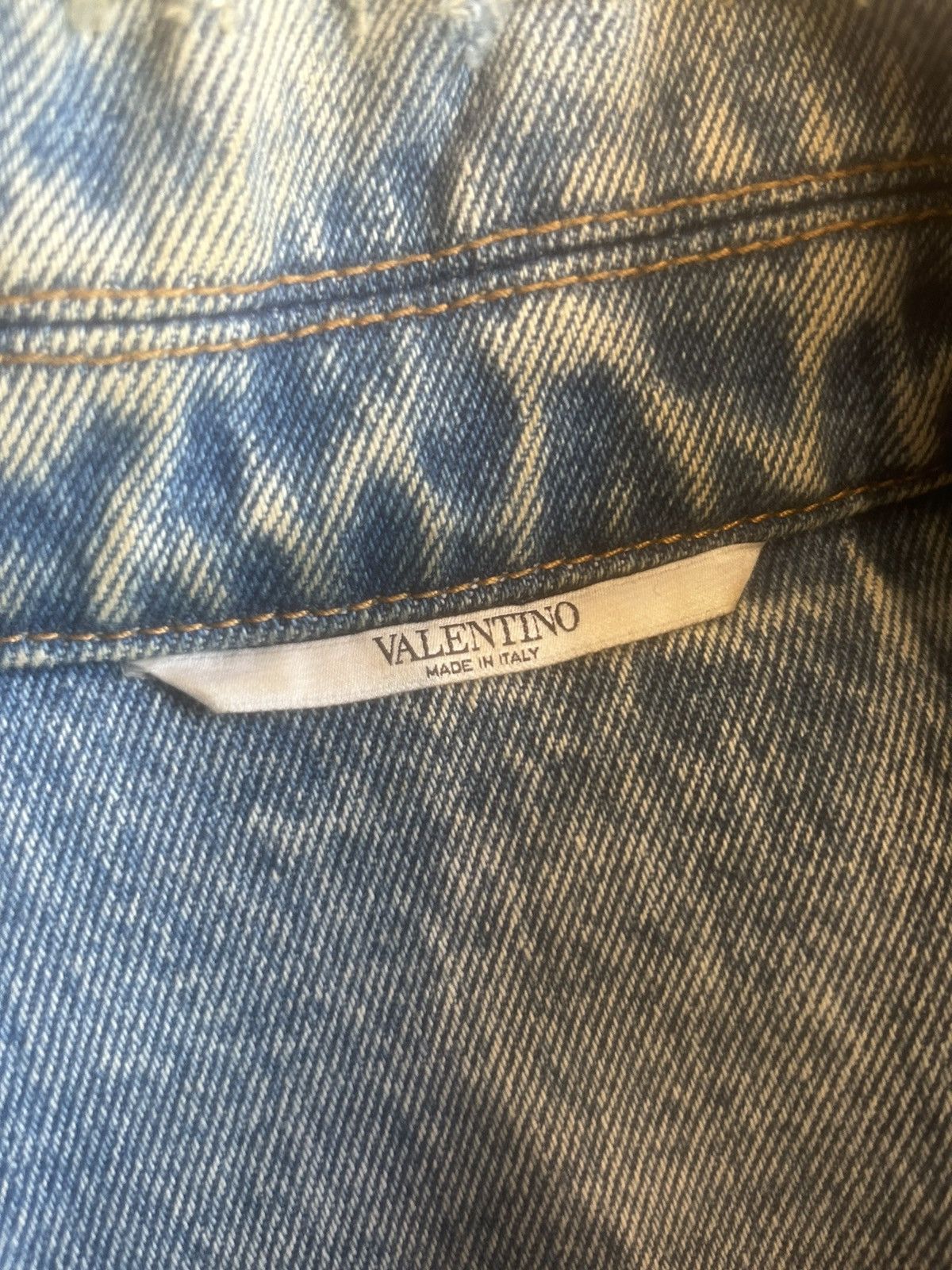 Valentino Valentino Blue Denim Jacket Size US M / EU 48-50 / 2 - 5 Thumbnail