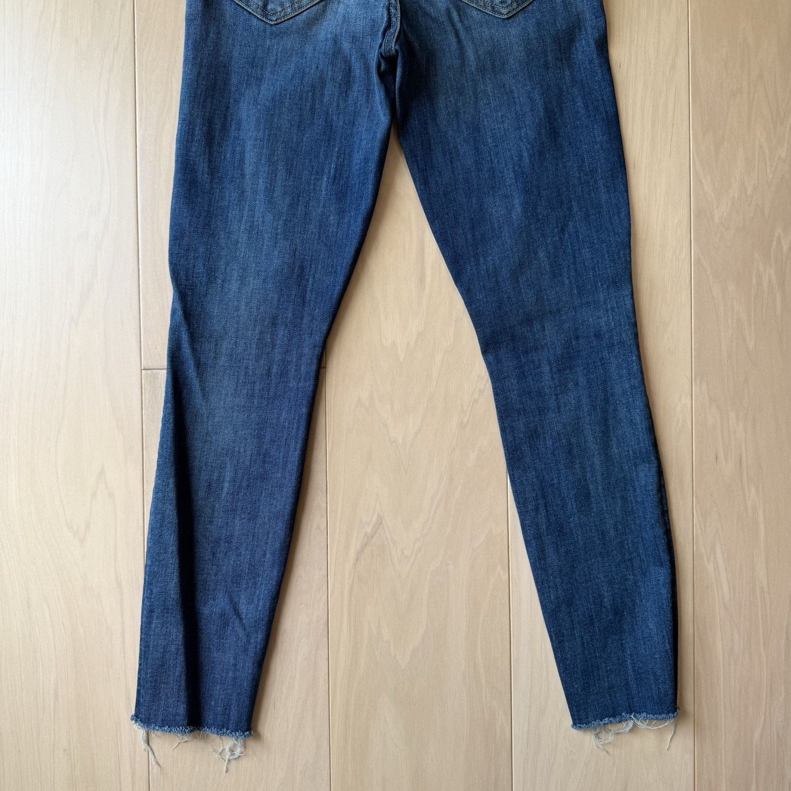 MOTHER Mother Looker Ankle Jeans Women's 26 Blue High Waisted Boho Size 26" / US 2 / IT 38 - 8 Thumbnail