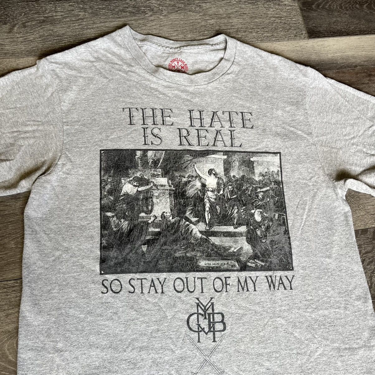 Rap Tees Vintage 2000s YMCMB The Hate is Real Rap Graphic Logo Tee Size US S / EU 44-46 / 1 - 3 Thumbnail