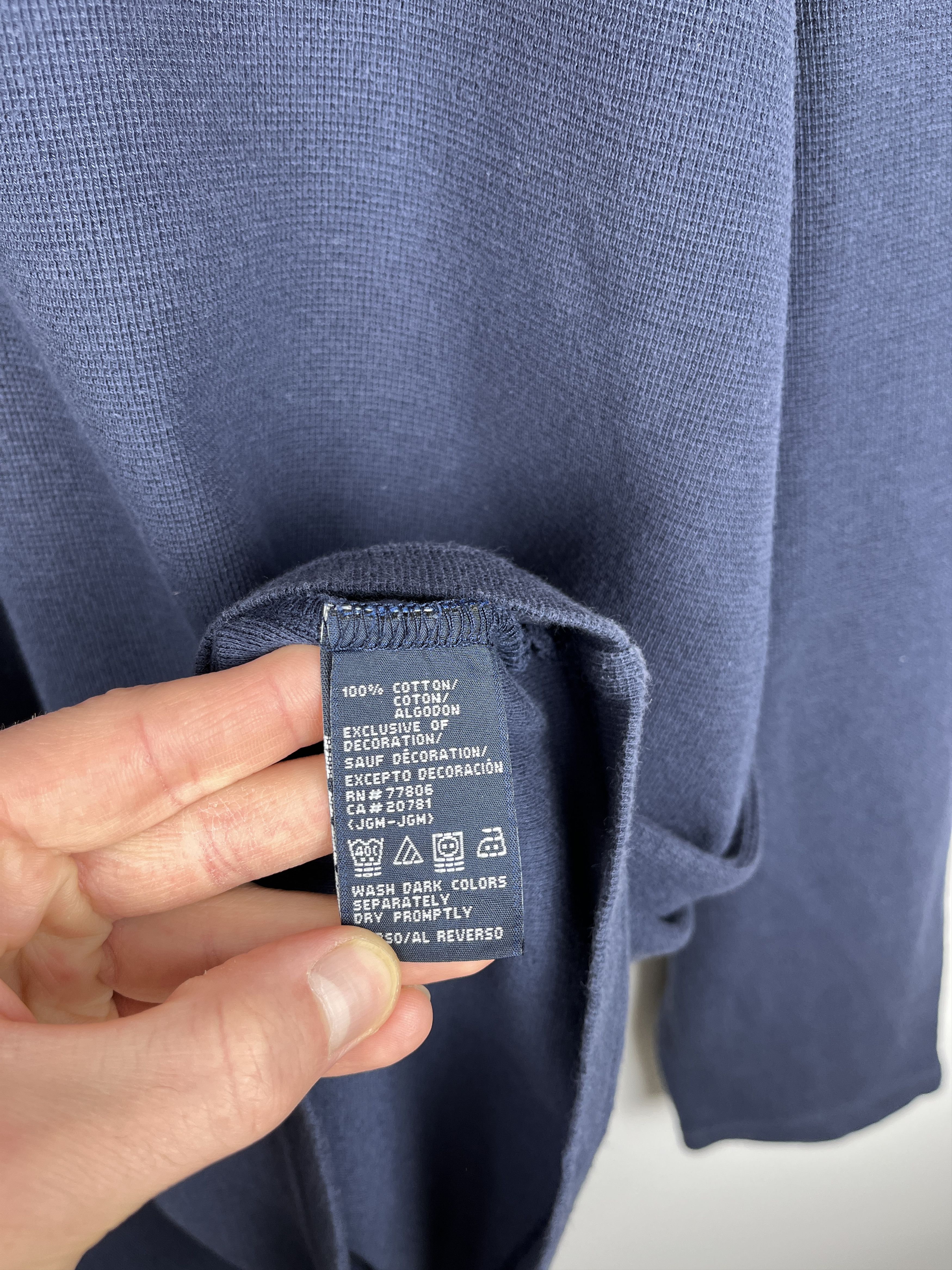 Tommy Hilfiger × Vintage 90's Tommy Hilfiger Vintage Men's V-neck Sweatshirt Relaxed Size US XL / EU 56 / 4 - 8 Thumbnail