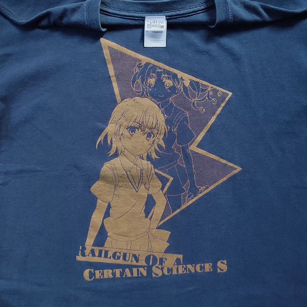 Anime × Japanese Brand × Vintage A Certain Scientific Railgun S Anime Rare Manga Size US L / EU 52-54 / 3 - 1 Thumbnail
