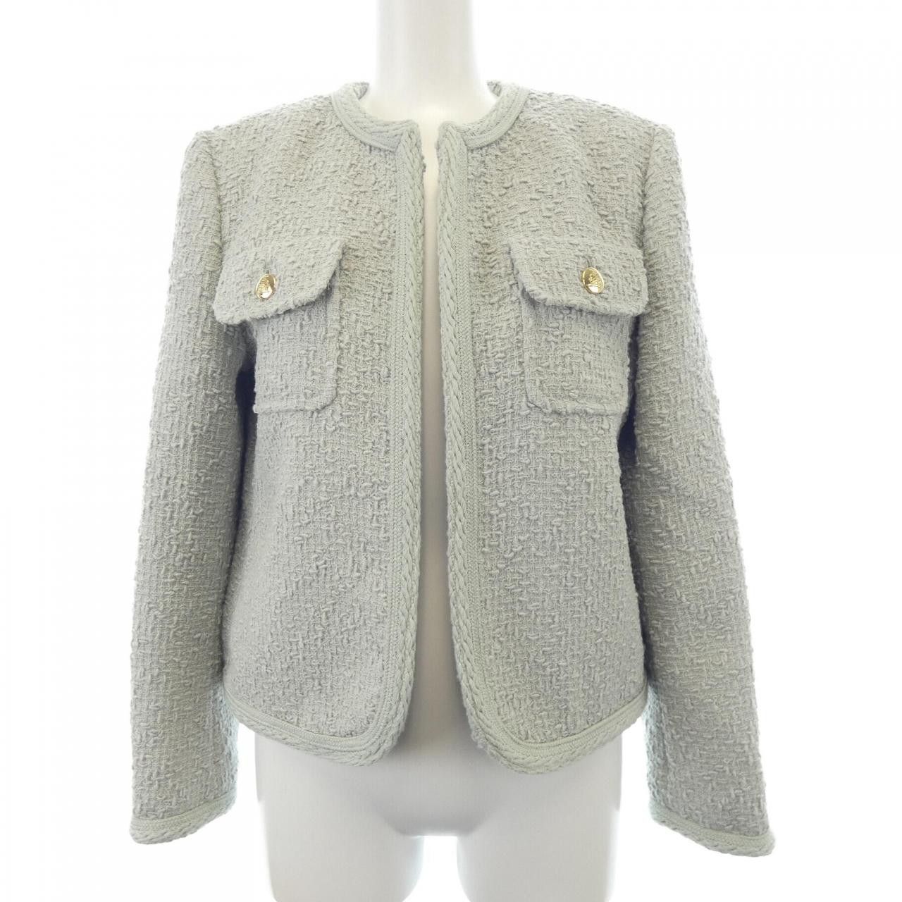 Celine Celine Celine Collarless Jacket Others Outerwear 2V55Q435T DUTY FREE for USA Size ONE SIZE - 1 Thumbnail