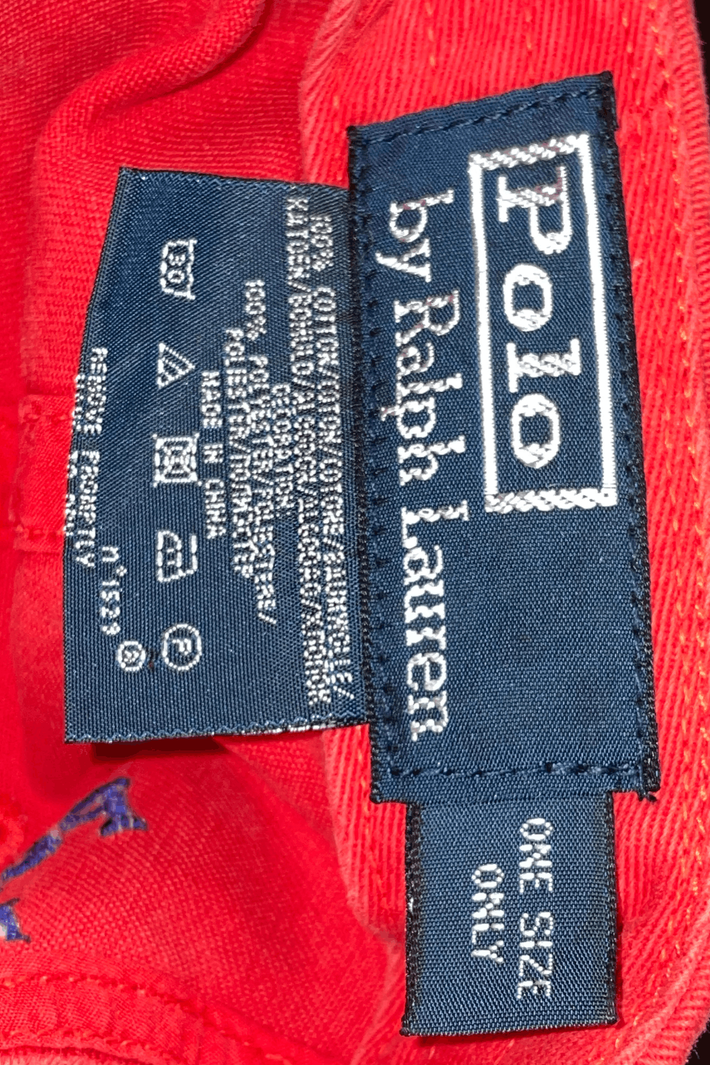 Polo Ralph Lauren POLO RALPH LAUREN 3-CAP — 2000s ARCHIVE — RED/ROYAL TWO-TONE Size ONE SIZE - 9 Thumbnail