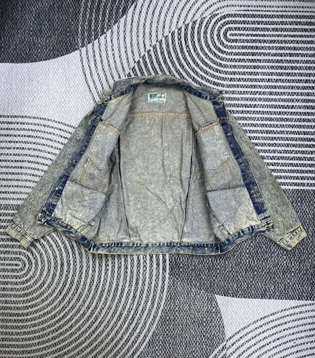 Japanese Brand Vintage Holiday Out Blue Washed Trucker Denim Jacket Size US L / EU 52-54 / 3 - 6 Thumbnail