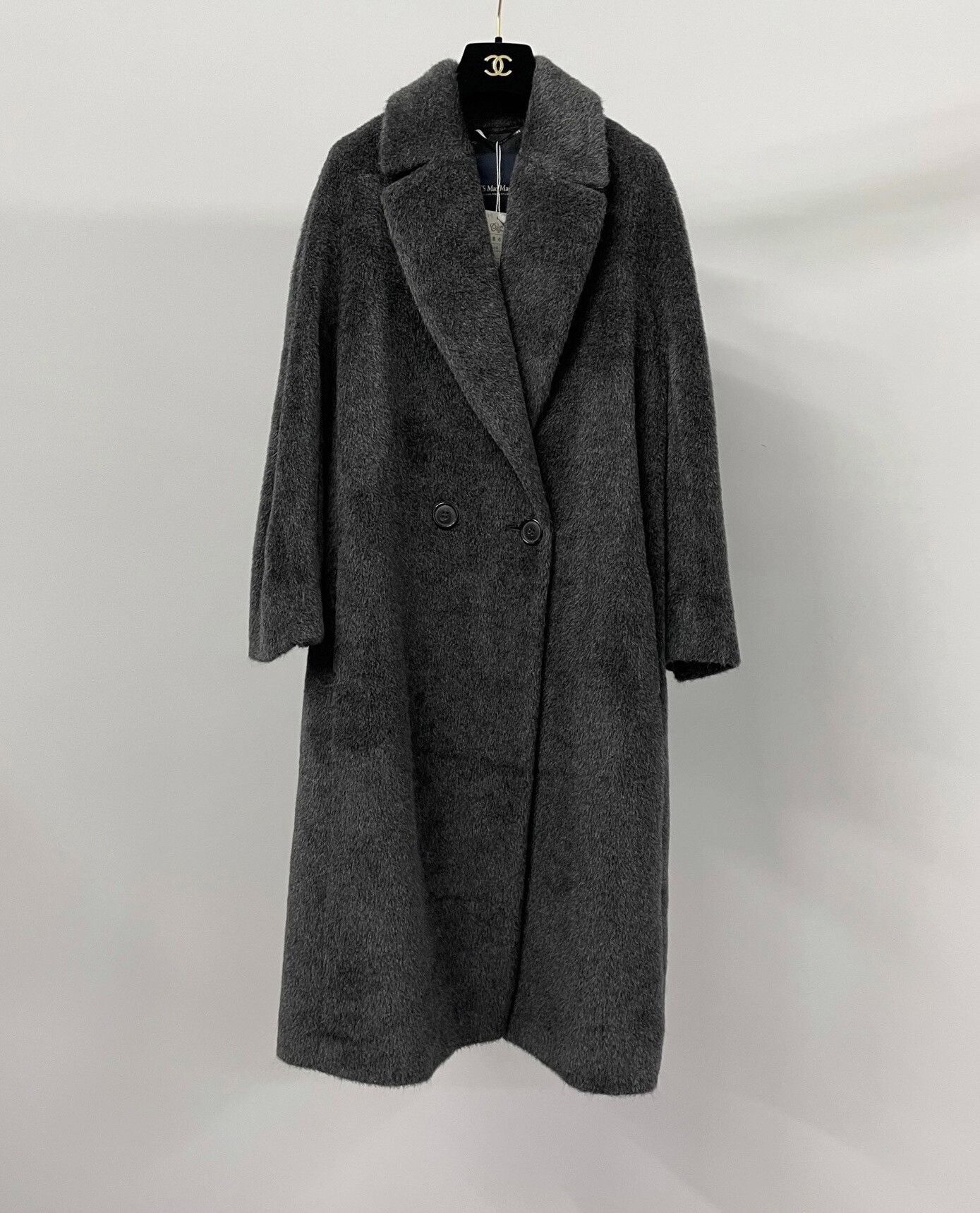 Max Mara S'MaxMara Gray Alpaca Coat Size XXS / US 00 / IT 34 - 1 Thumbnail