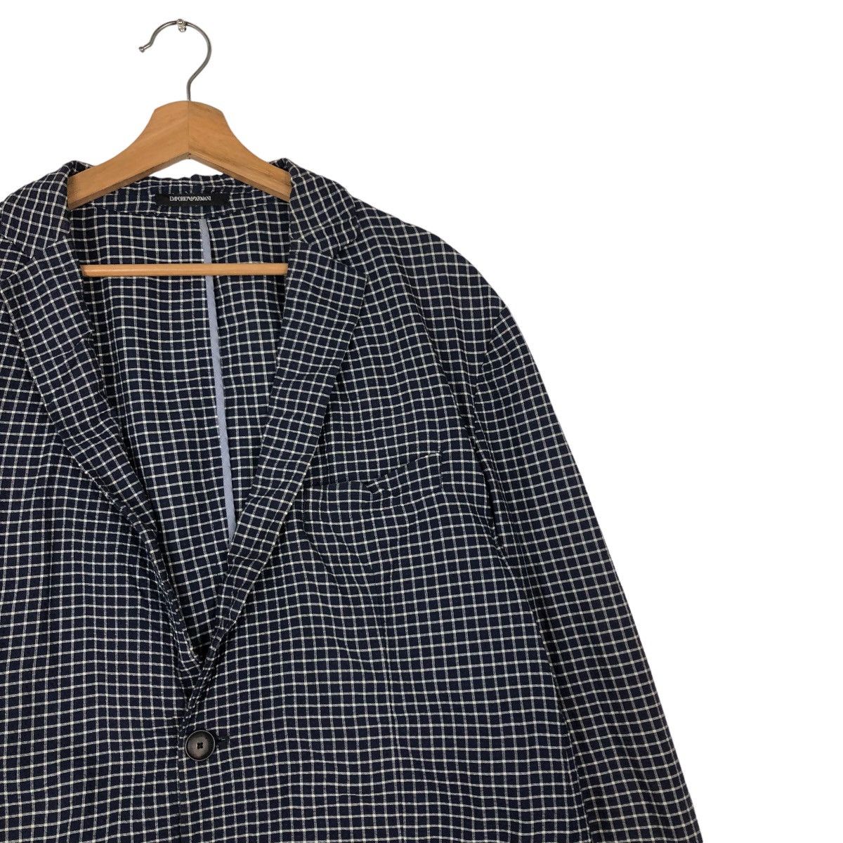 Emporio Armani 🔥Emporio Armani Tartan Design Casual Chore Jacket Size US M / EU 48-50 / 2 - 6 Thumbnail
