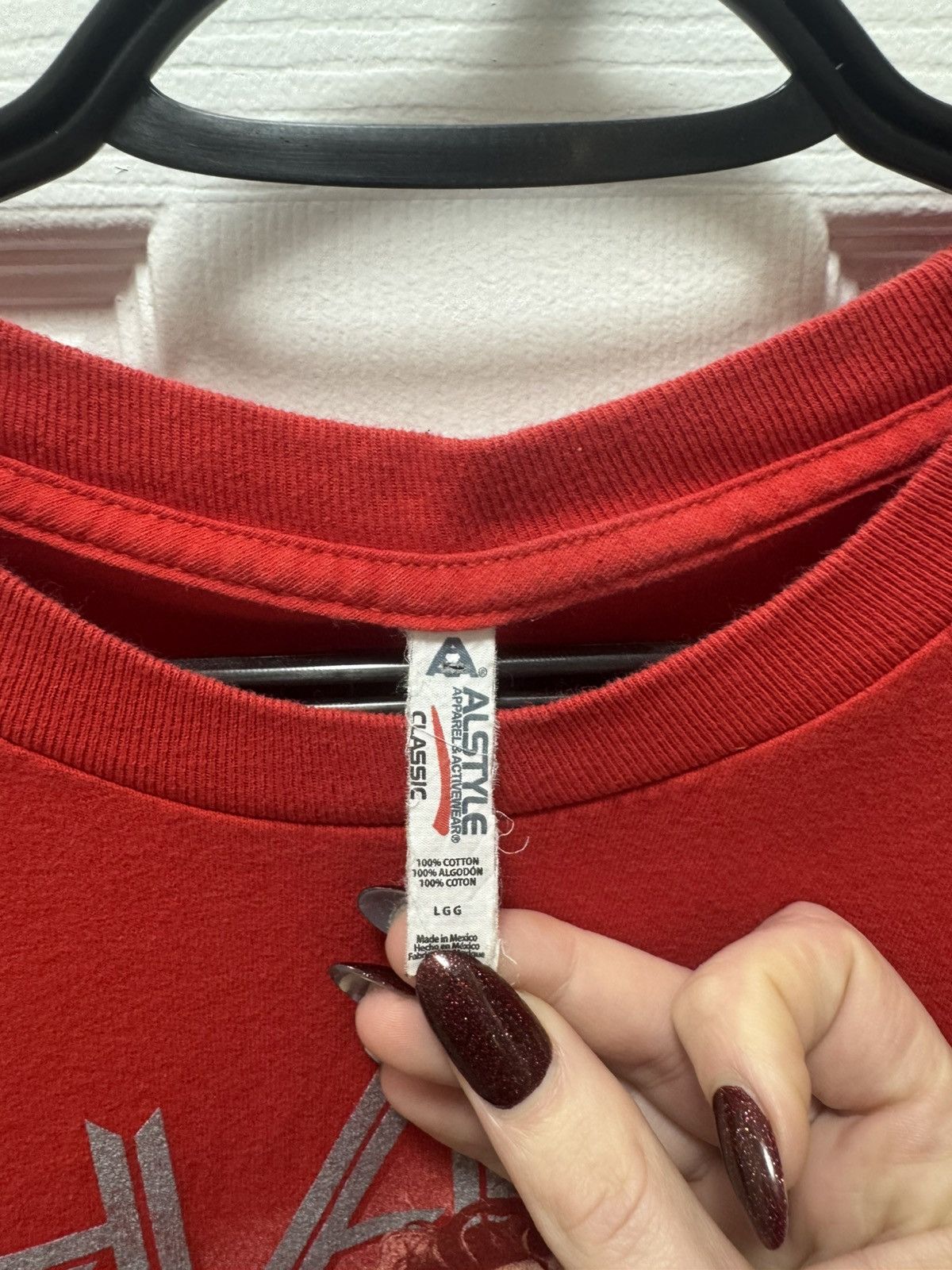Alstyle × Band Tees × Vintage Alstyle Shania Twain Rock Country Tour Vintage Red Merch Size US M / EU 48-50 / 2 - 4 Thumbnail