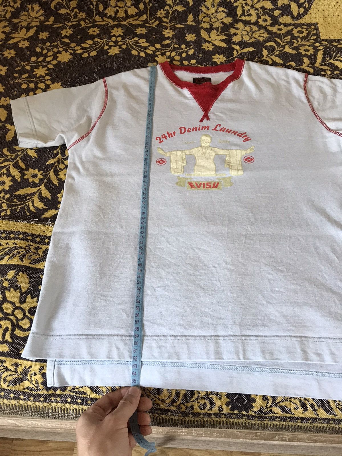 Evisu × Japanese Brand 🔥 Vintage Evisu Streetwear Y2K Japan T-Shirt Distressed Size US S / EU 44-46 / 1 - 11 Thumbnail