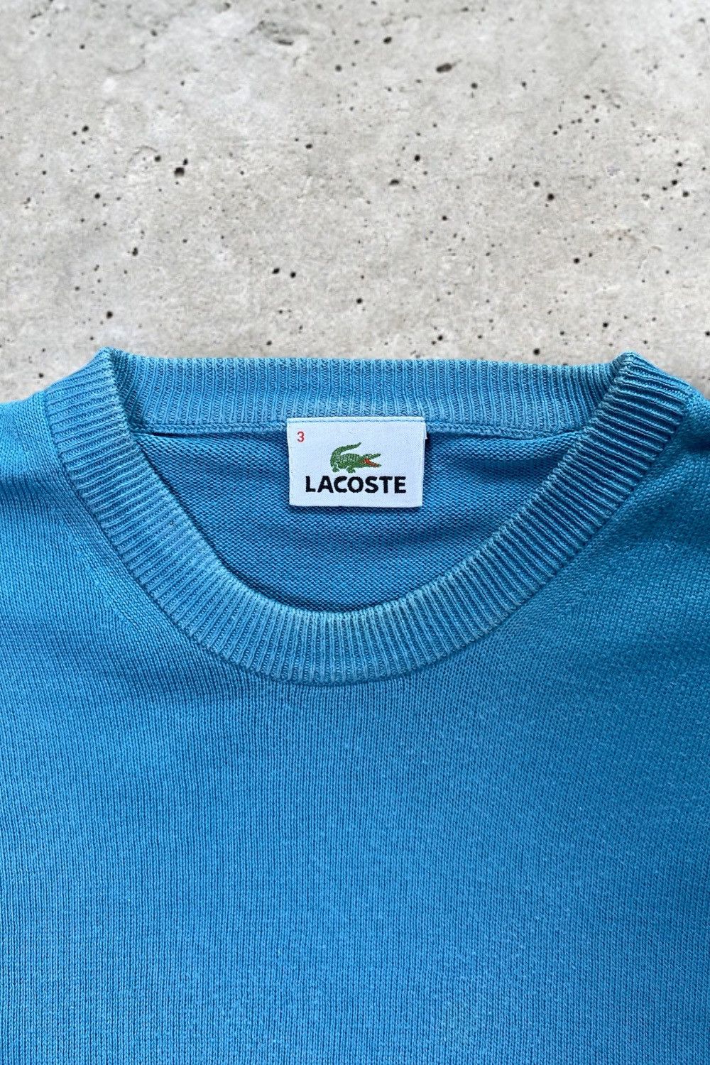 Lacoste Lacoste Vintage Sweater L Baby Blue, Light Blue, Pulli Men‘s Size US L / EU 52-54 / 3 - 5 Thumbnail