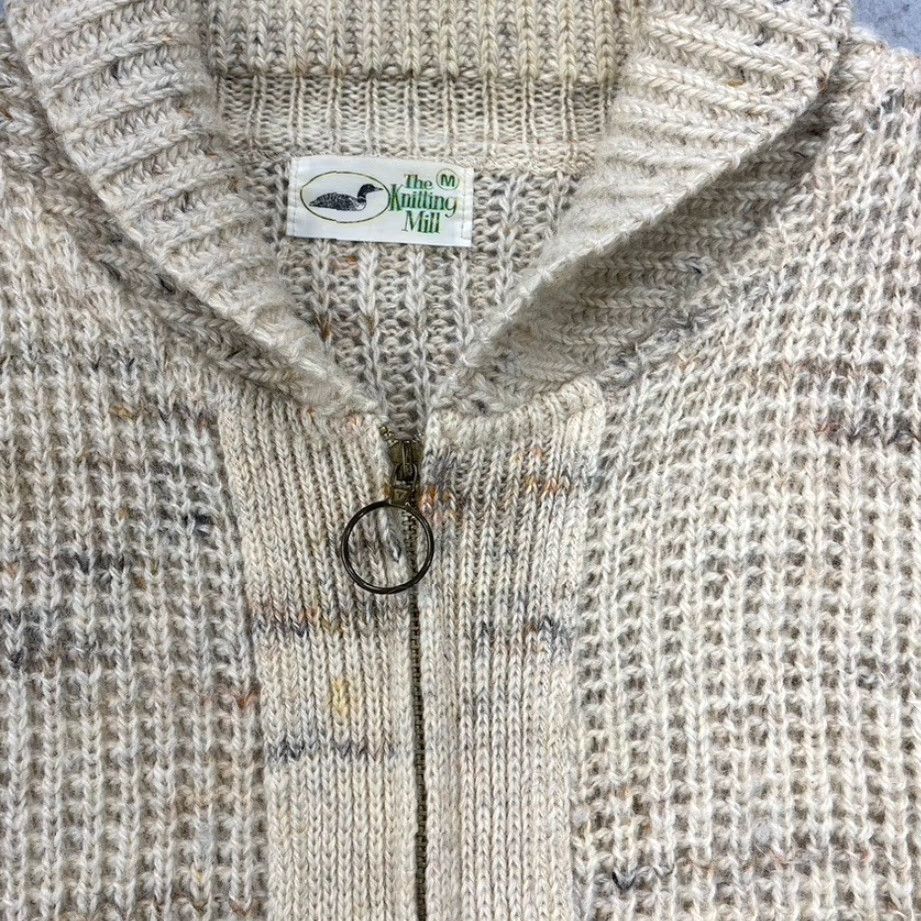 Vintage VINTAGE Winona Knitting Mills Sweater Cardigan Mens Medium Zip Grandpa Lebowski Size US M / EU 48-50 / 2 - 5 Thumbnail