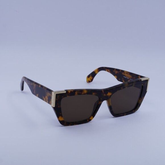 Palm Angels Palm Angels PERI099 HOLLYWOOD 6064 Sunglasses Havana Cat Eye Size ONE SIZE - 5 Thumbnail