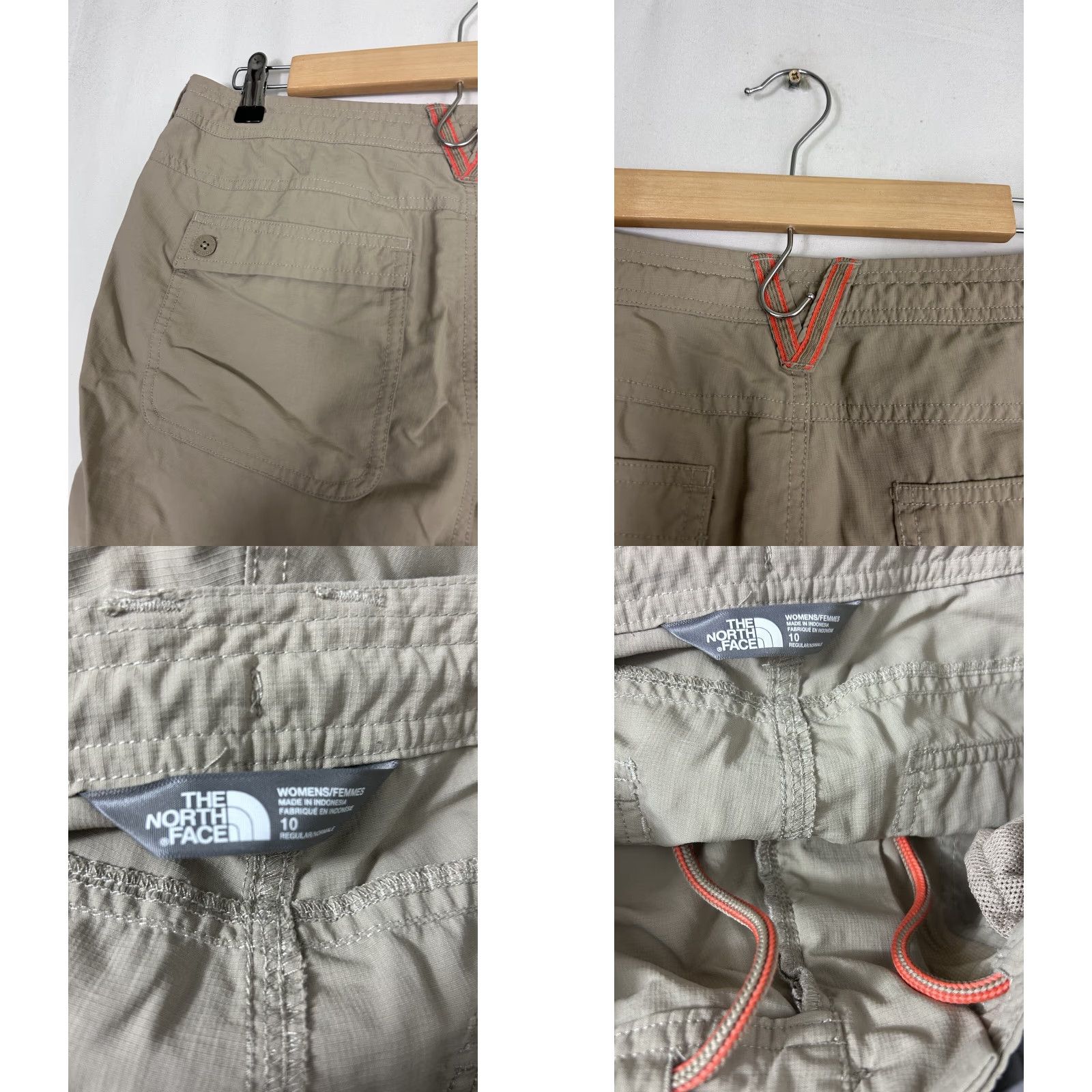 The North Face The North Face Horizon II Roll Up Shorts Womens Regular Size 10 Khaki Nylon 34x9.5 Size 24" / US 00 / IT 34 - 9 Thumbnail