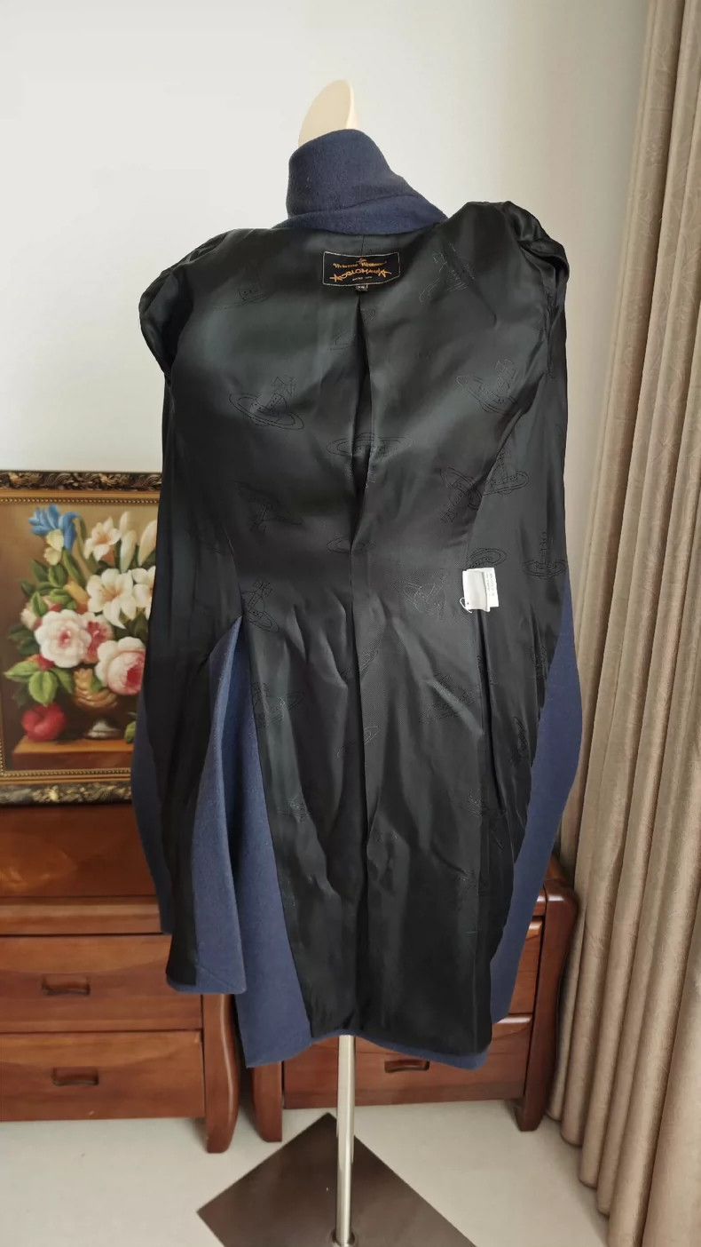 Vivienne Westwood Vivienne Westwood Blue and gray witch's alien coat Size M / US 6-8 / IT 42-44 - 7 Thumbnail