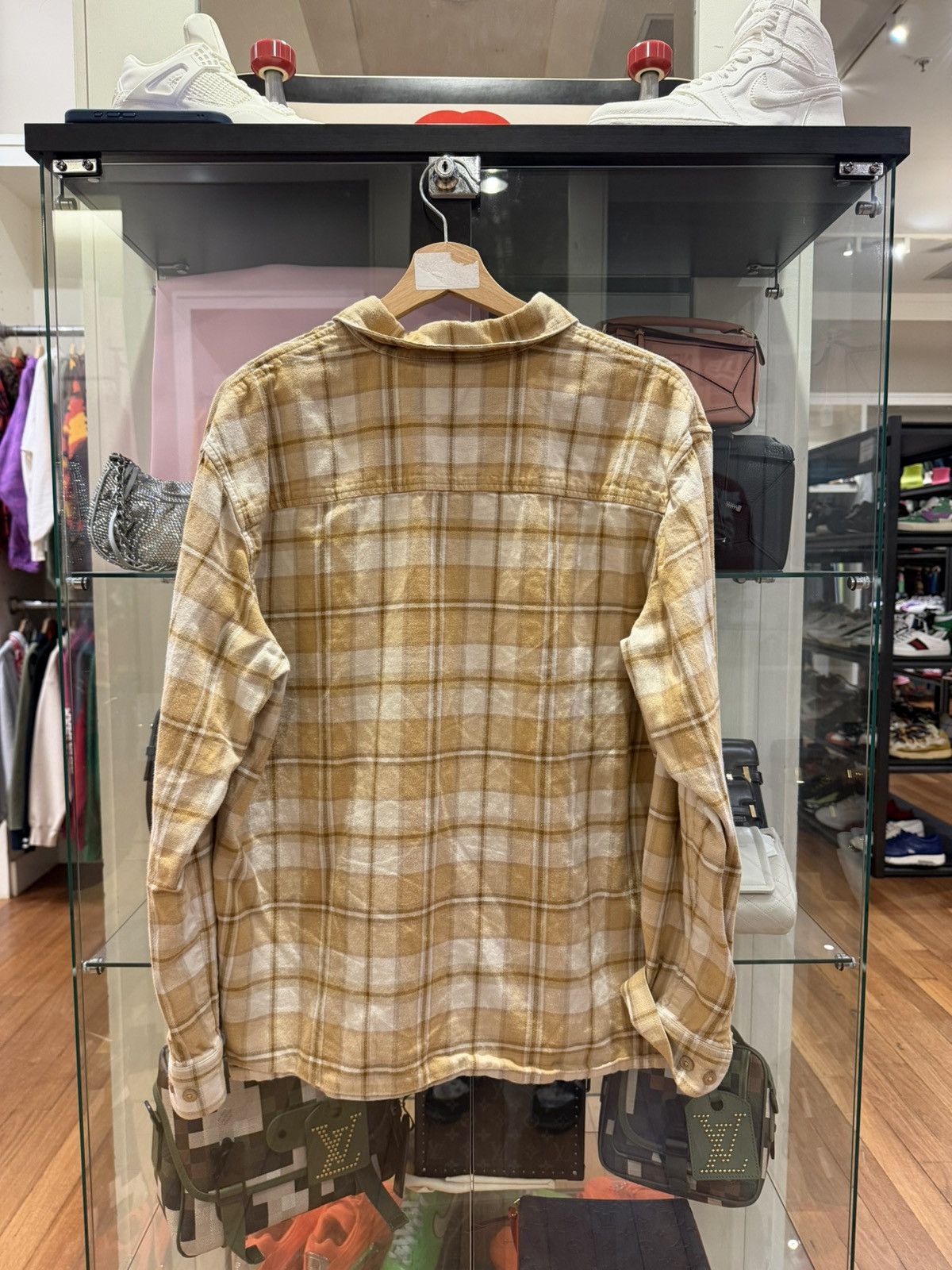 Kith Kith Plaid Button Down Flannel Shirt - Beige Size US M / EU 48-50 / 2 - 2 Thumbnail