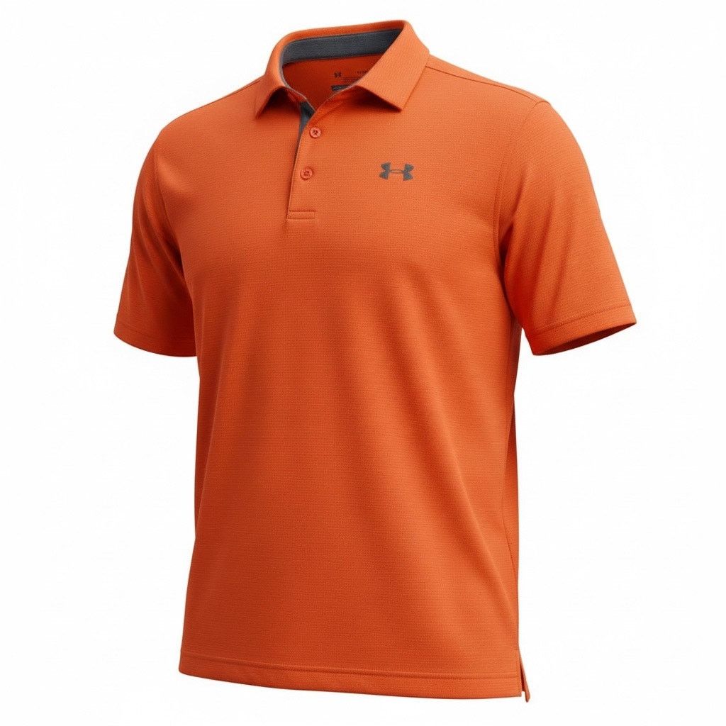 Under Armour Under Armour Men’s HeatGear Polo Shirt XL Bright Orange Size US XL / EU 56 / 4 - 2 Thumbnail