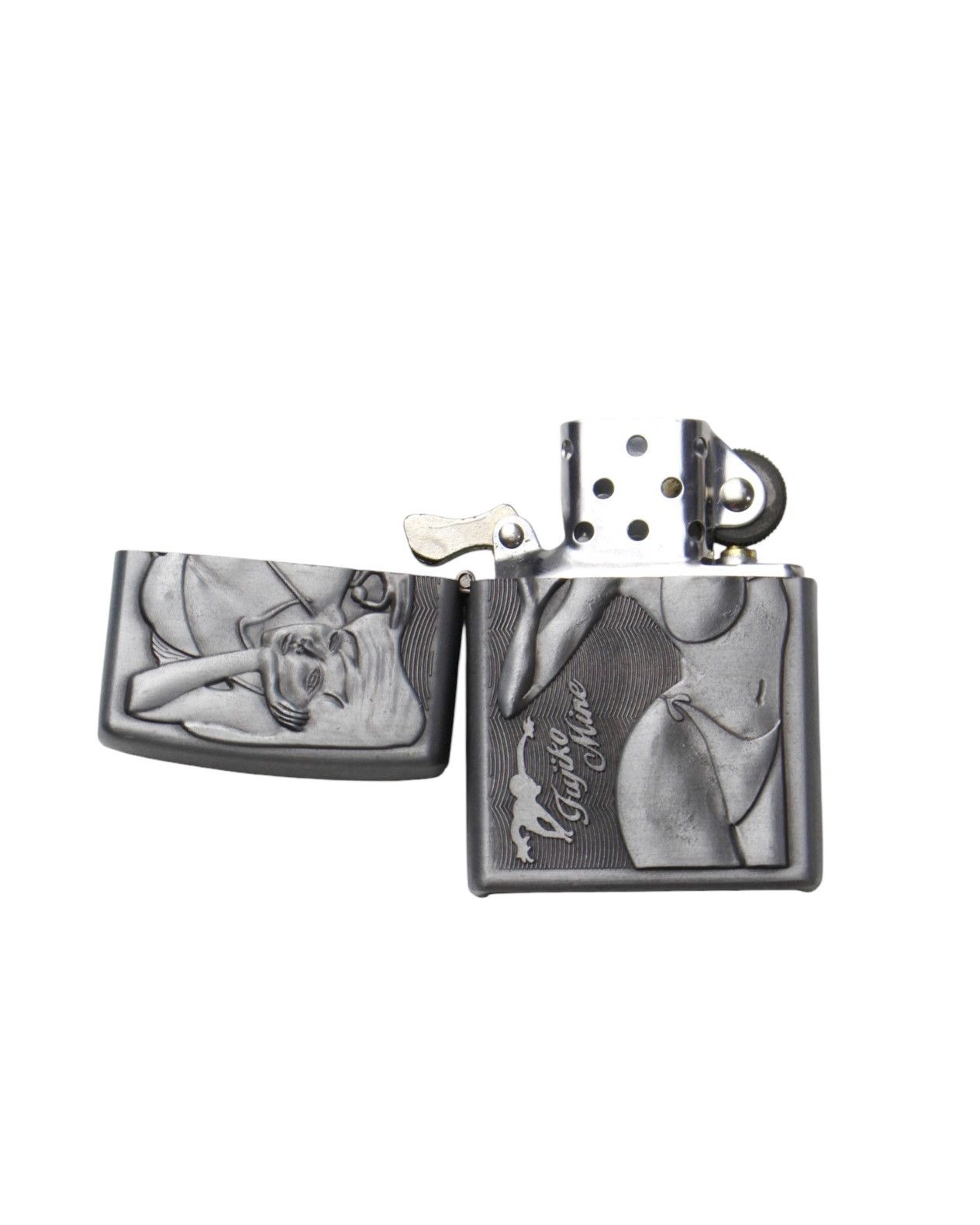 Vintage 2001 LUPIN THE 3RD FUJIKO MINE ENGRAVED METAL LIGHTER Size ONE SIZE - 4 Thumbnail