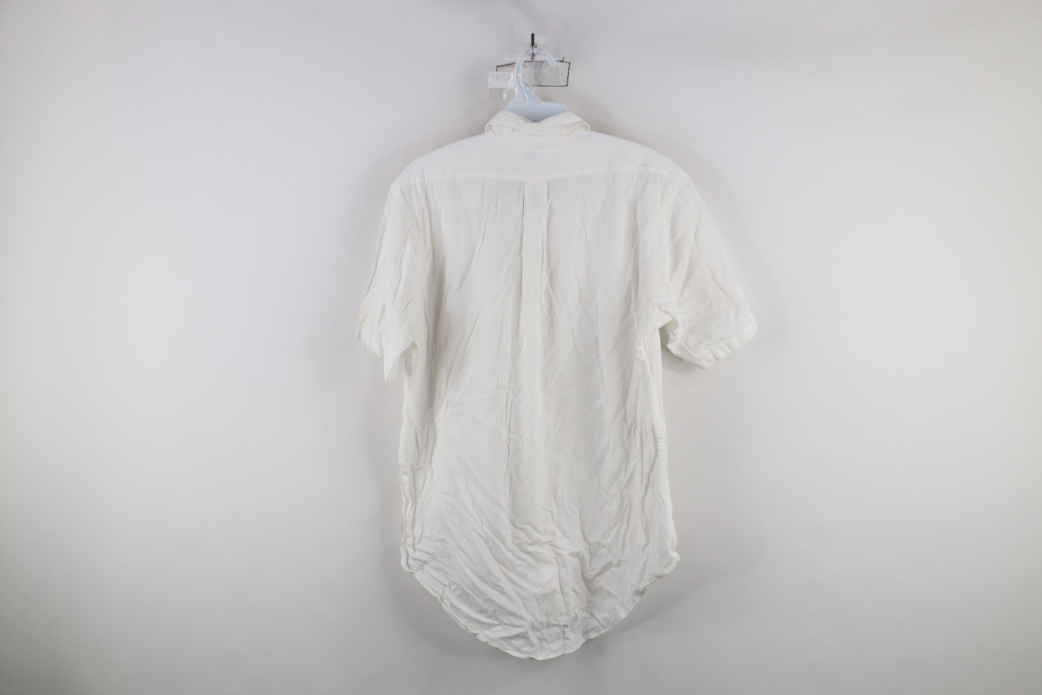 Vintage Vintage 50s 60s Streetwear Sheer Ribbed Button Shirt USA Size US M / EU 48-50 / 2 - 12 Thumbnail