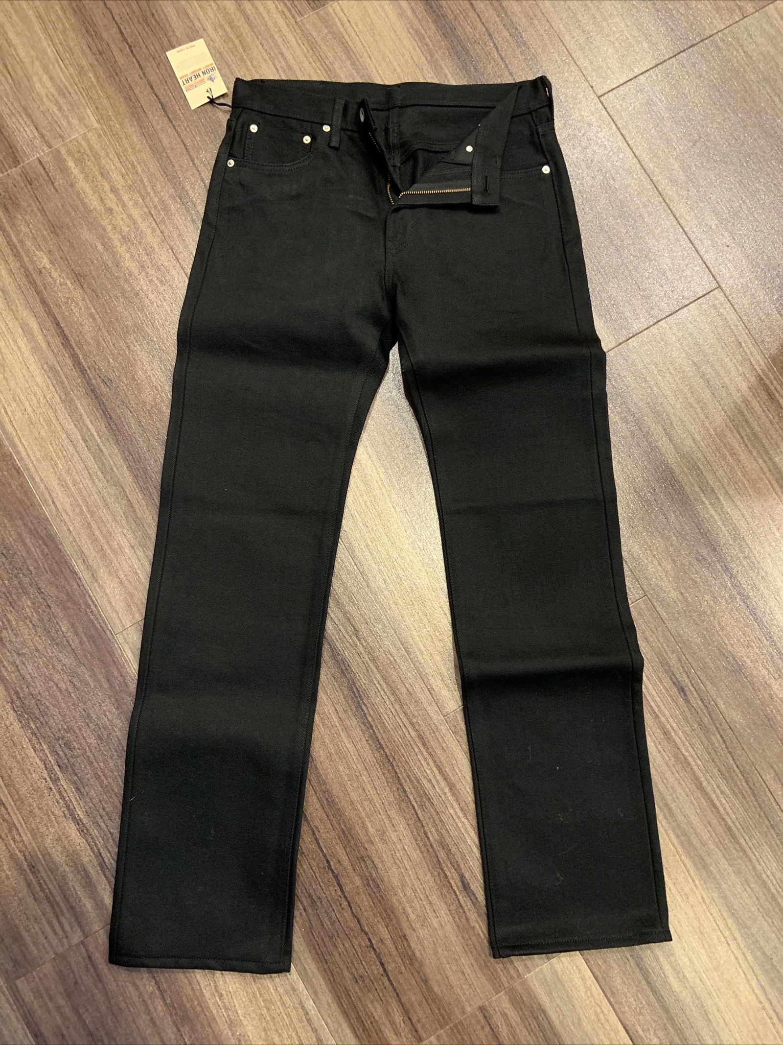 なご IRON HEART 9634Z SUPER BLACK JEAN