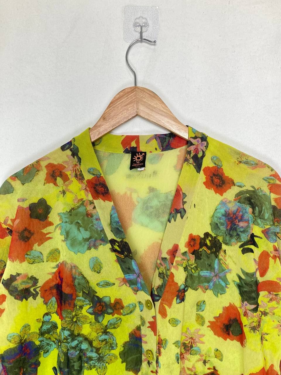 Jean Paul Gaultier Jean Paul Gaultier Soleil Sheer Mesh Buttoned Cardigan Size L / US 10 / IT 46 - 3 Thumbnail