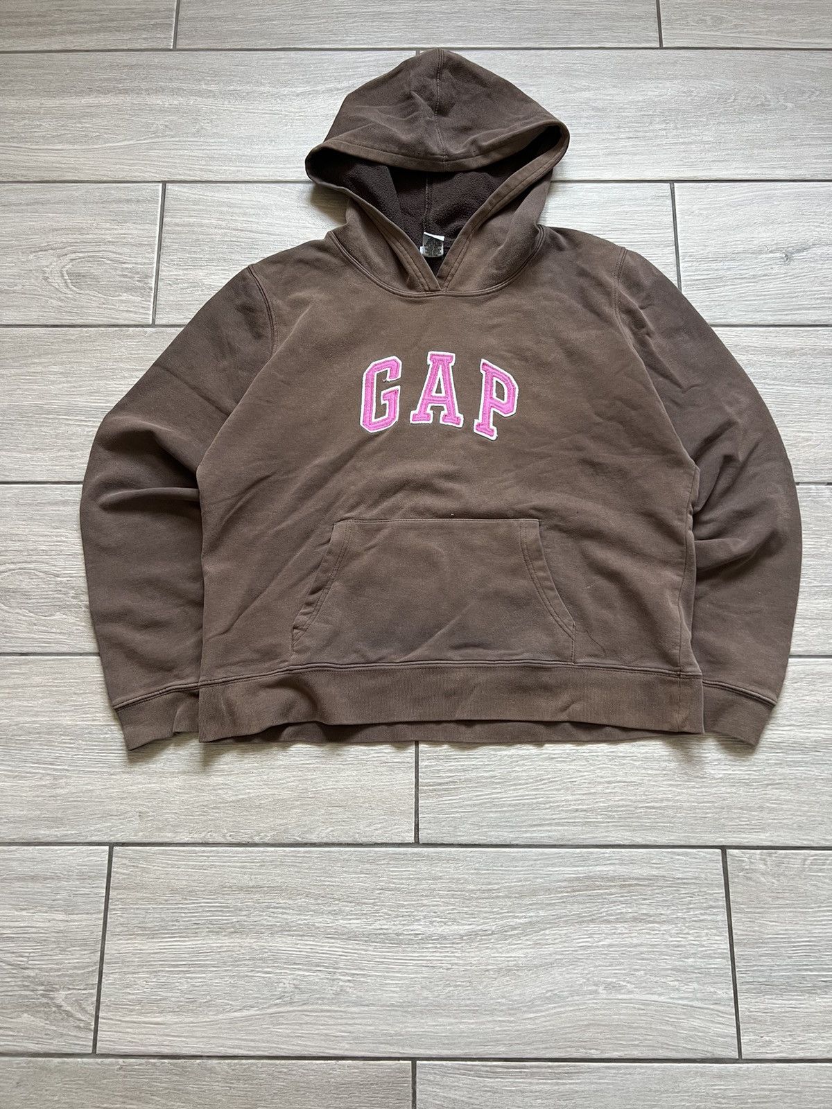 Gap Vintage GAP Hoodie Streetwear Hype Y2K 00s Boxy Skate Size US L / EU 52-54 / 3 - 3 Thumbnail