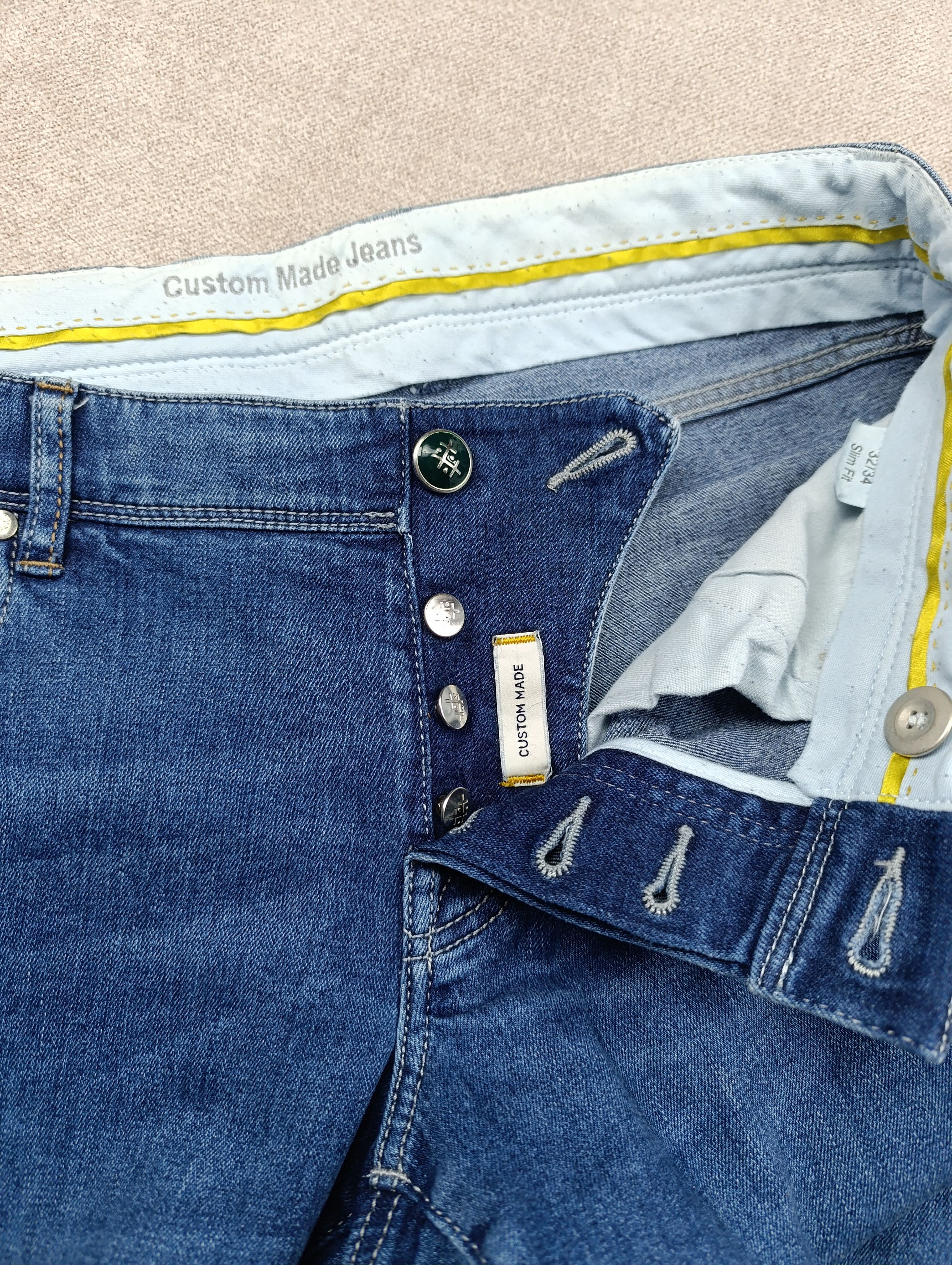 CUSTOM MADE JEANS CANDIANI DENIM MENS SLIM FIT