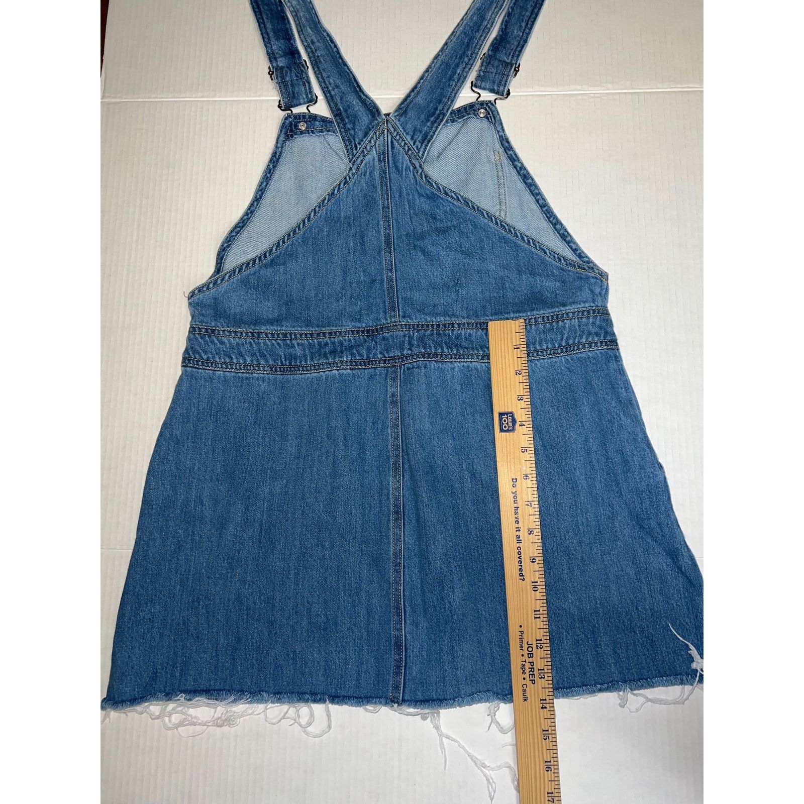 Other Life in Progress overall denim dress size Large Size 30" / US 8 / IT 44 - 8 Thumbnail