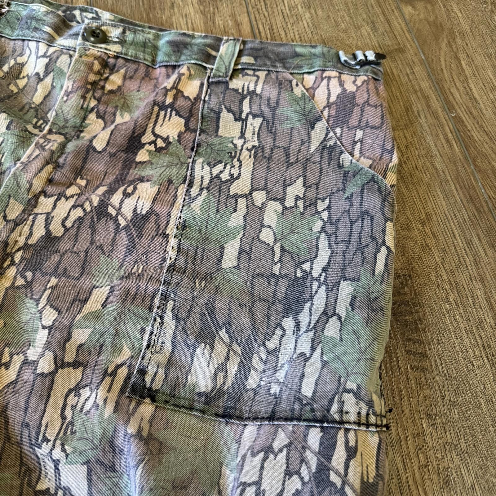 Other Vintage 80s Trebark Camo Pants Cropped Distressed Grunge Size US 36 / EU 52 - 11 Thumbnail