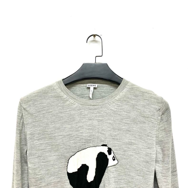 Loewe LOEWE Knitted Sweater with Chest Bear Pattern/XS Size, Sho Size XS / US 0-2 / IT 36-38 - 5 Thumbnail
