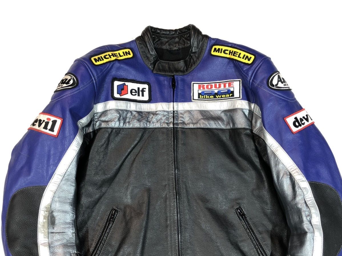 Dainese × Ferrari × Yamaha Route 69 Motorcycle Leather Jacket Racing Size US L / EU 52-54 / 3 - 8 Thumbnail