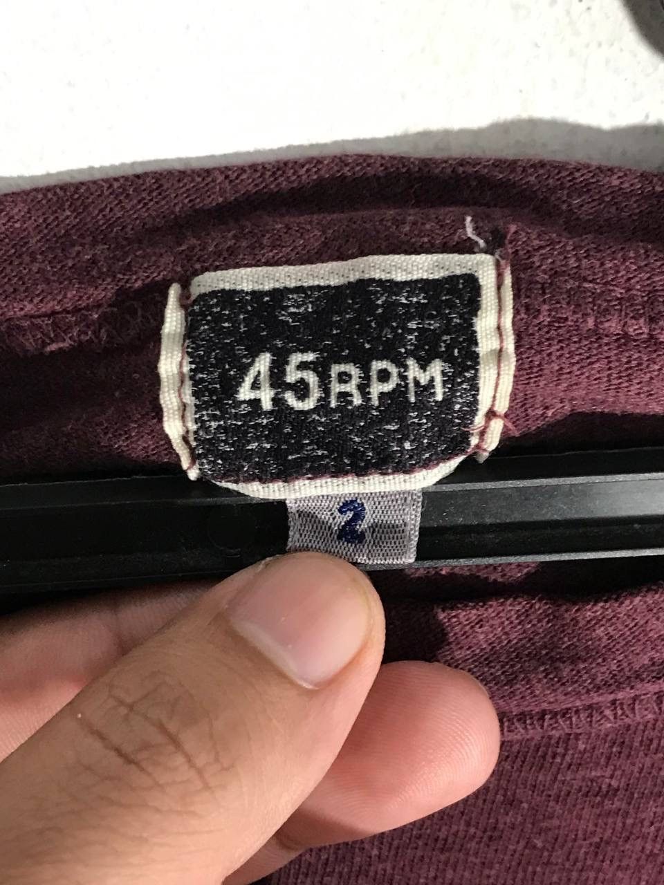 45rpm Denim style maroon Size US M / EU 48-50 / 2 - 4 Thumbnail