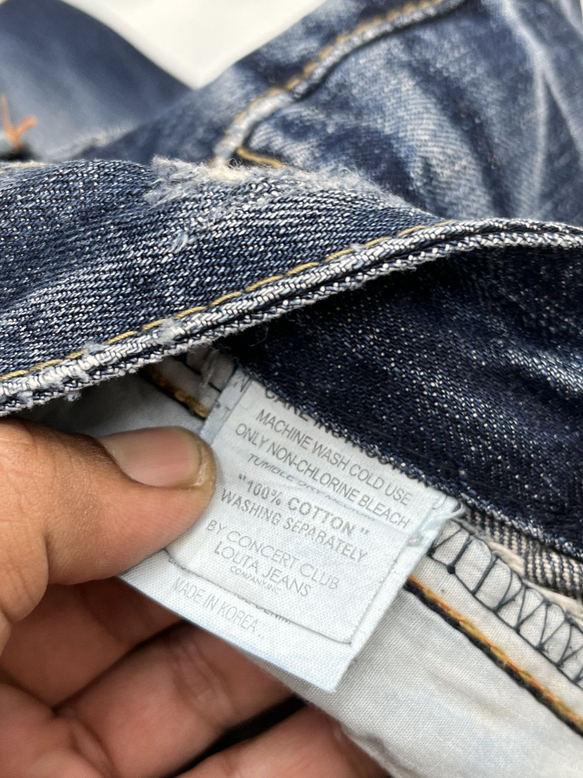 If Six Was Nine 🔥🔥🔥ARCHIVE LOLITA FLARE JEANS Size 29" - 17 Thumbnail