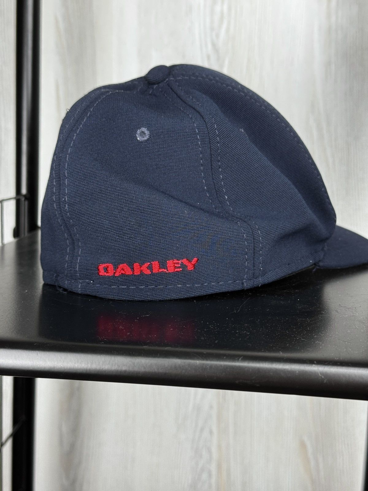 Oakley Oakley Tincan Navy Blue/Red vintage flex cap Size ONE SIZE - 7 Thumbnail