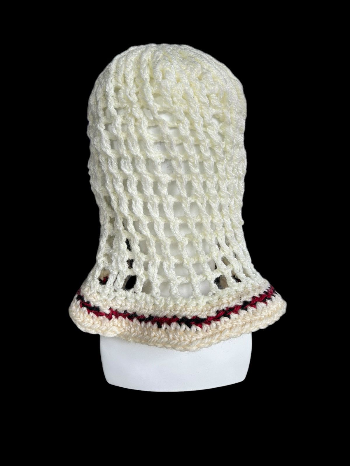 Japanese Brand × Kapital × Vintage Crochet Knitted Handmade Big Hats Rare Deisgn🎌☠️☠️ Size ONE SIZE - 4 Thumbnail